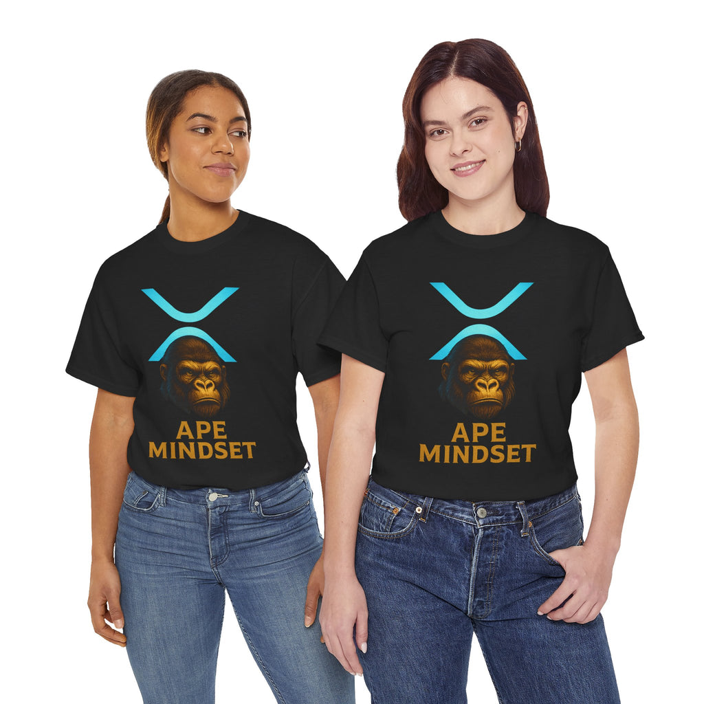 Ape Mindset T-Shirt — Crypto XRP Ape Graphic Tee