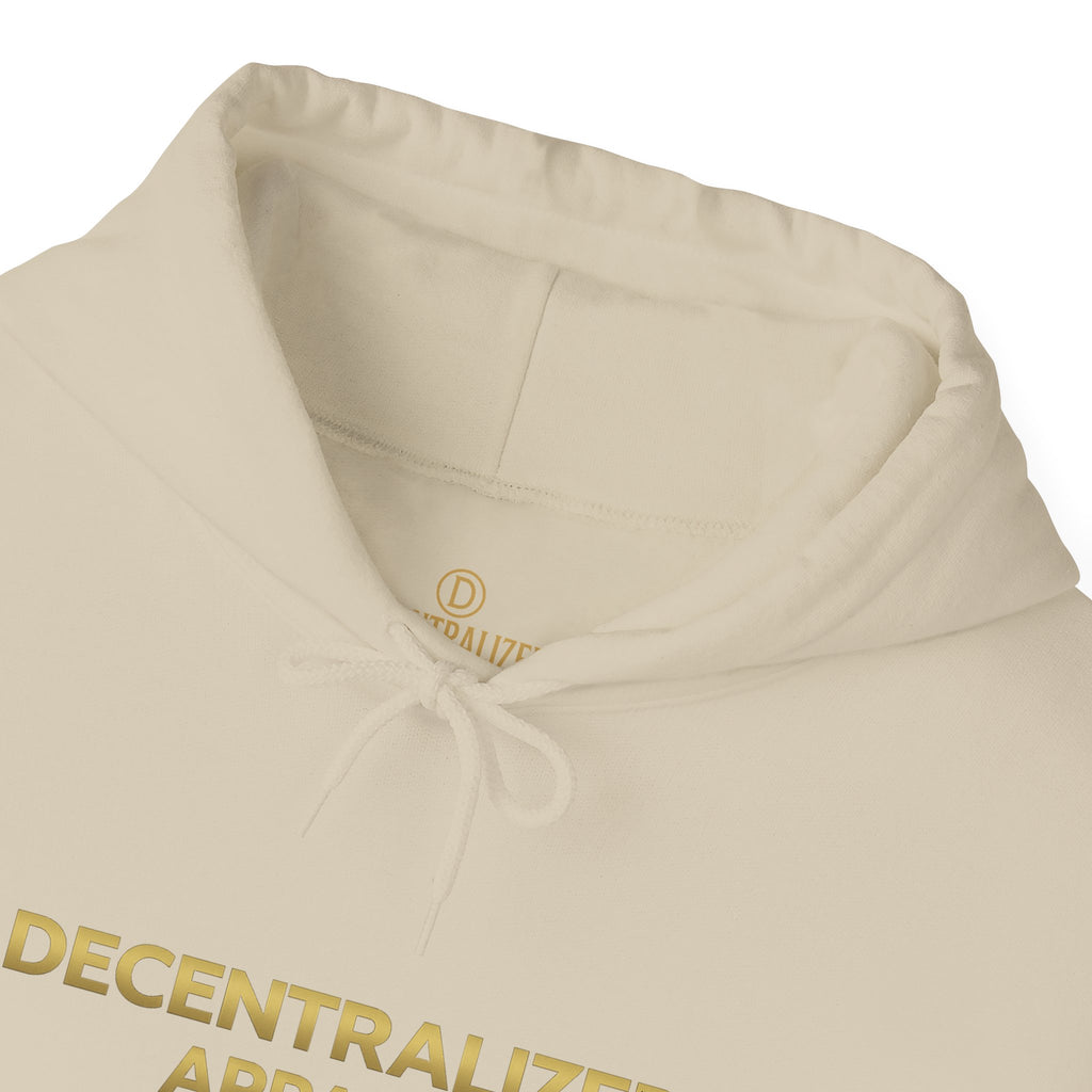 Decentralized Apparel Hoodie — Minimalist Crypto-Inspired White Pullover