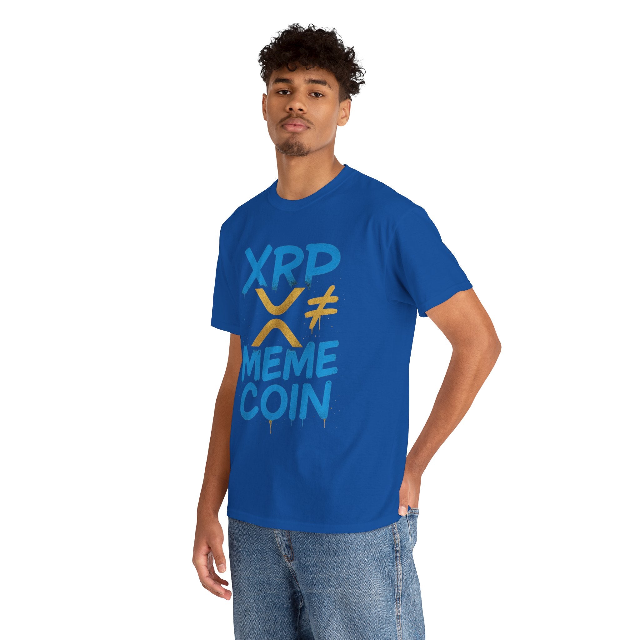XRP ≠ Meme Coin T‑Shirt — Crypto Advocate Graphic Tee