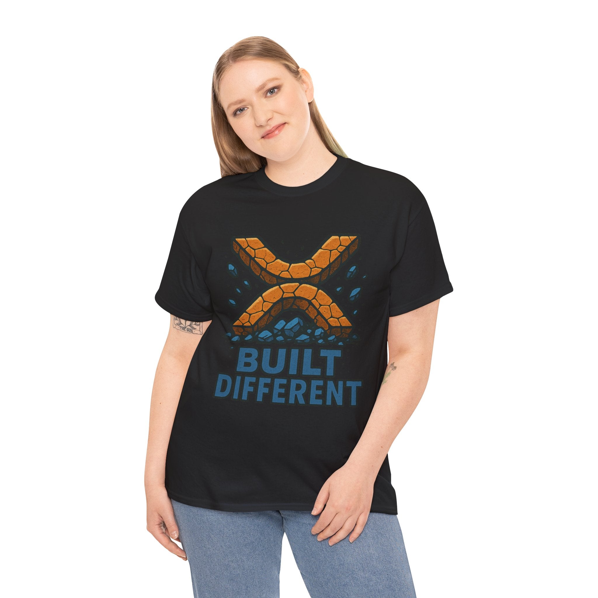 Built Different T-Shirt — Rugged Crypto X Design Tee