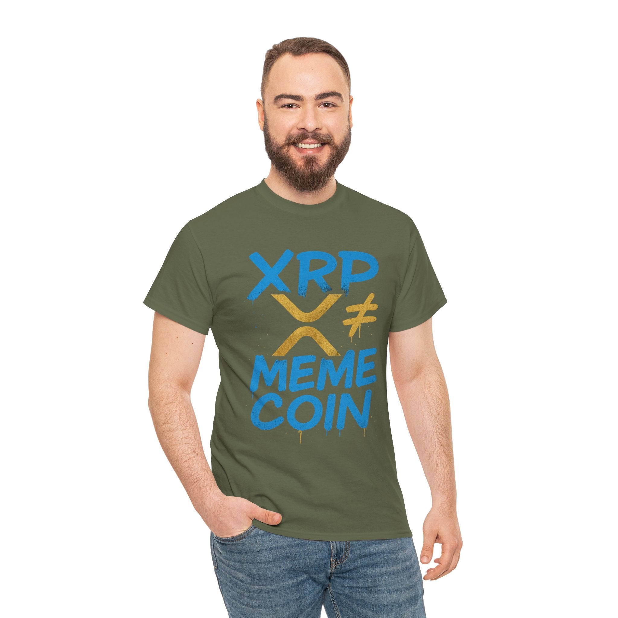 XRP ≠ Meme Coin T‑Shirt — Crypto Advocate Graphic Tee
