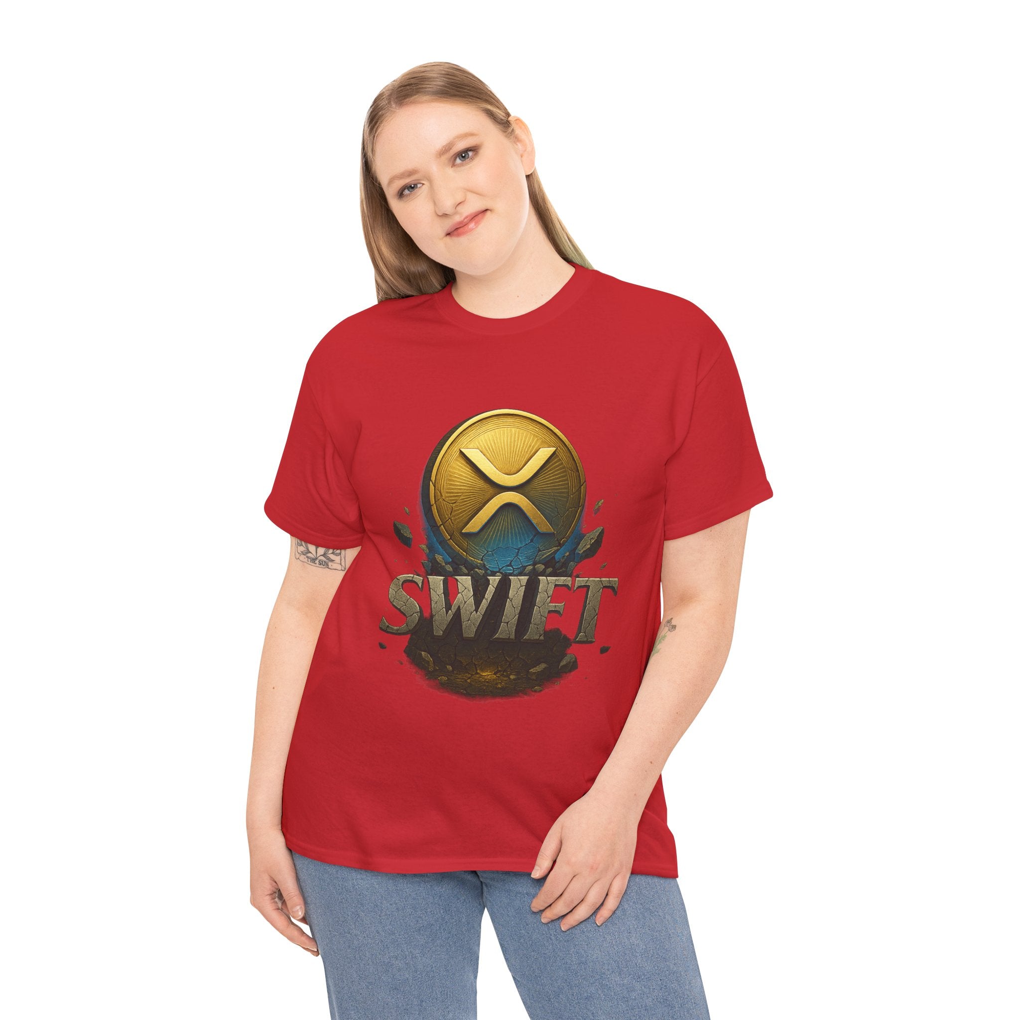 XRP Swift Cryptocurrency T‑Shirt — Ripple Coin Logo Graphic Tee