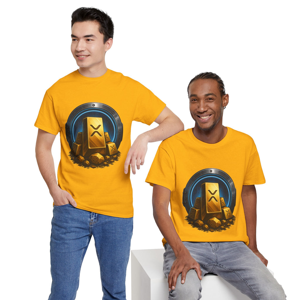 Crypto Gold Bars T-Shirt — Ripple (XRP) Stack Graphic Tee