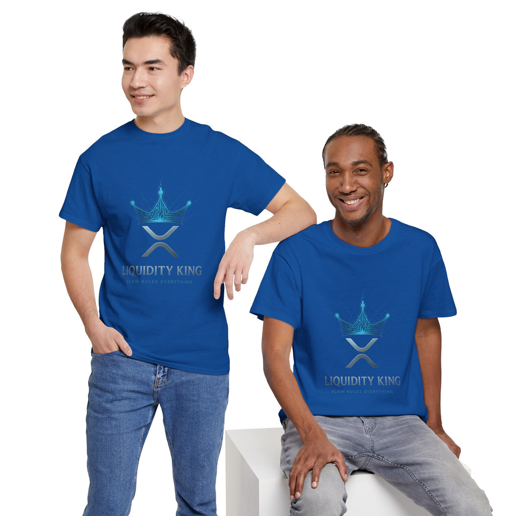 RIPPLE Liquidity King T-Shirt — Crypto XRP Crown Tee