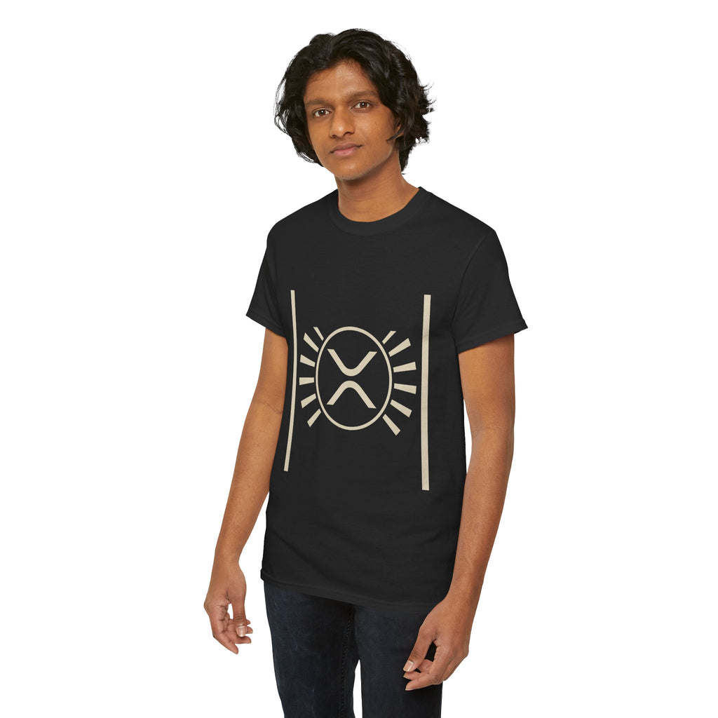 XRP Sun Logo T‑Shirt — Minimal Crypto Ripple Tee