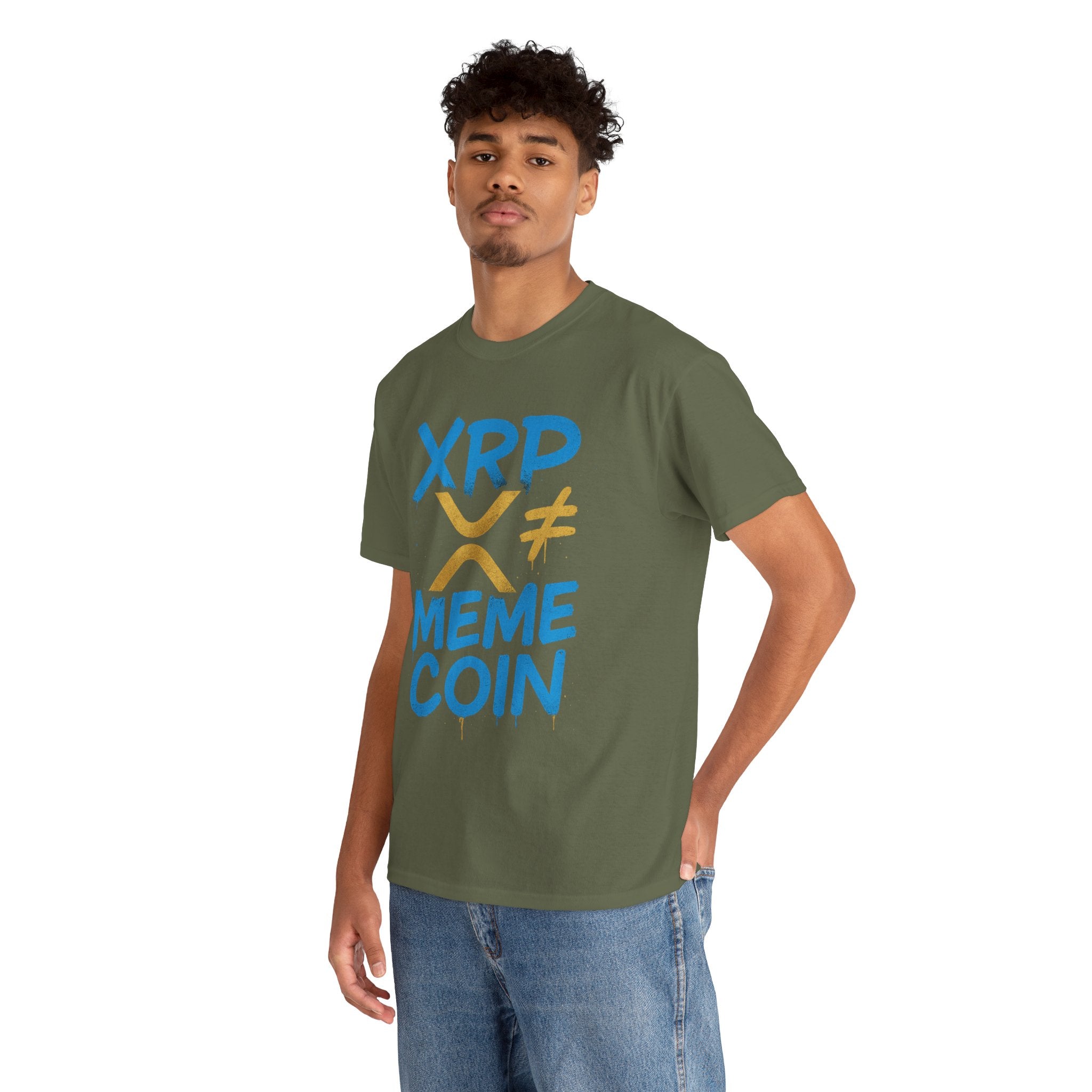 XRP ≠ Meme Coin T‑Shirt — Crypto Advocate Graphic Tee