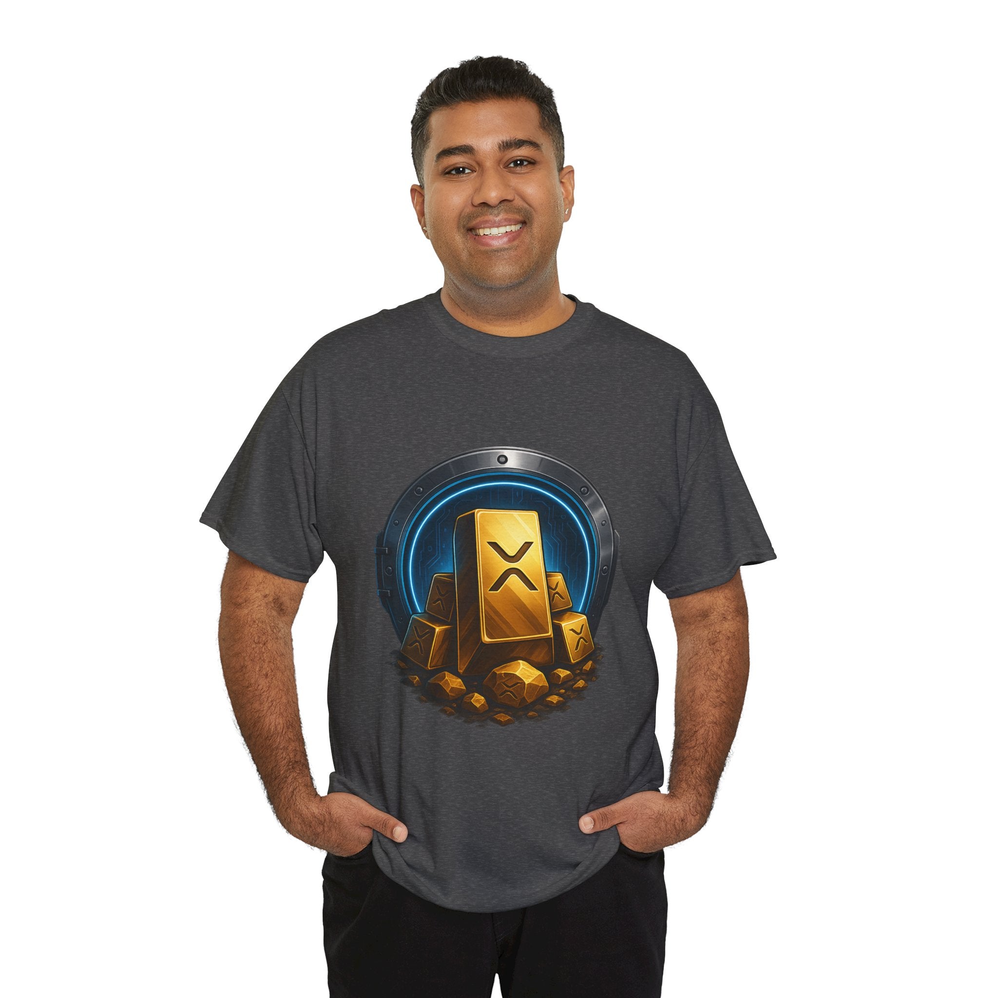 Crypto Gold Bars T-Shirt — Ripple (XRP) Stack Graphic Tee