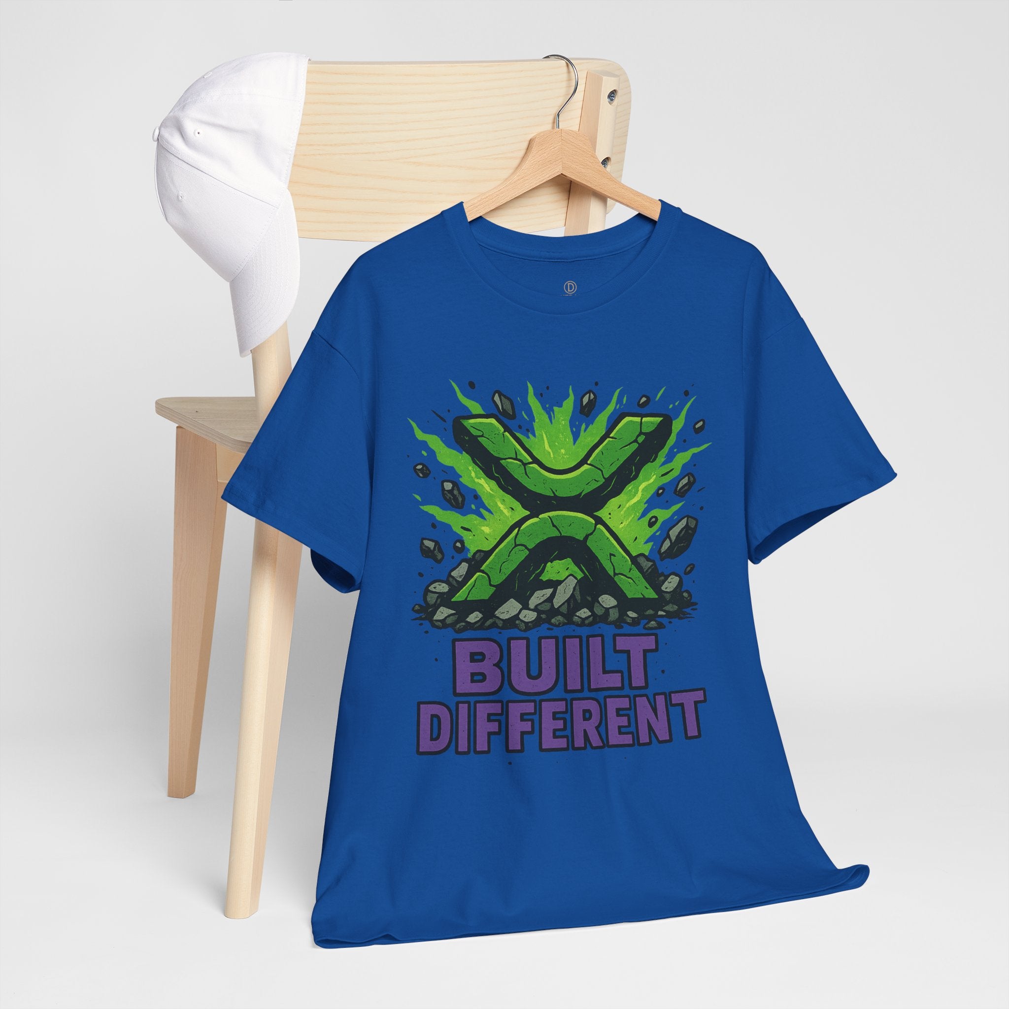 Built Different T-Shirt — Green Gamer Logo Tee
