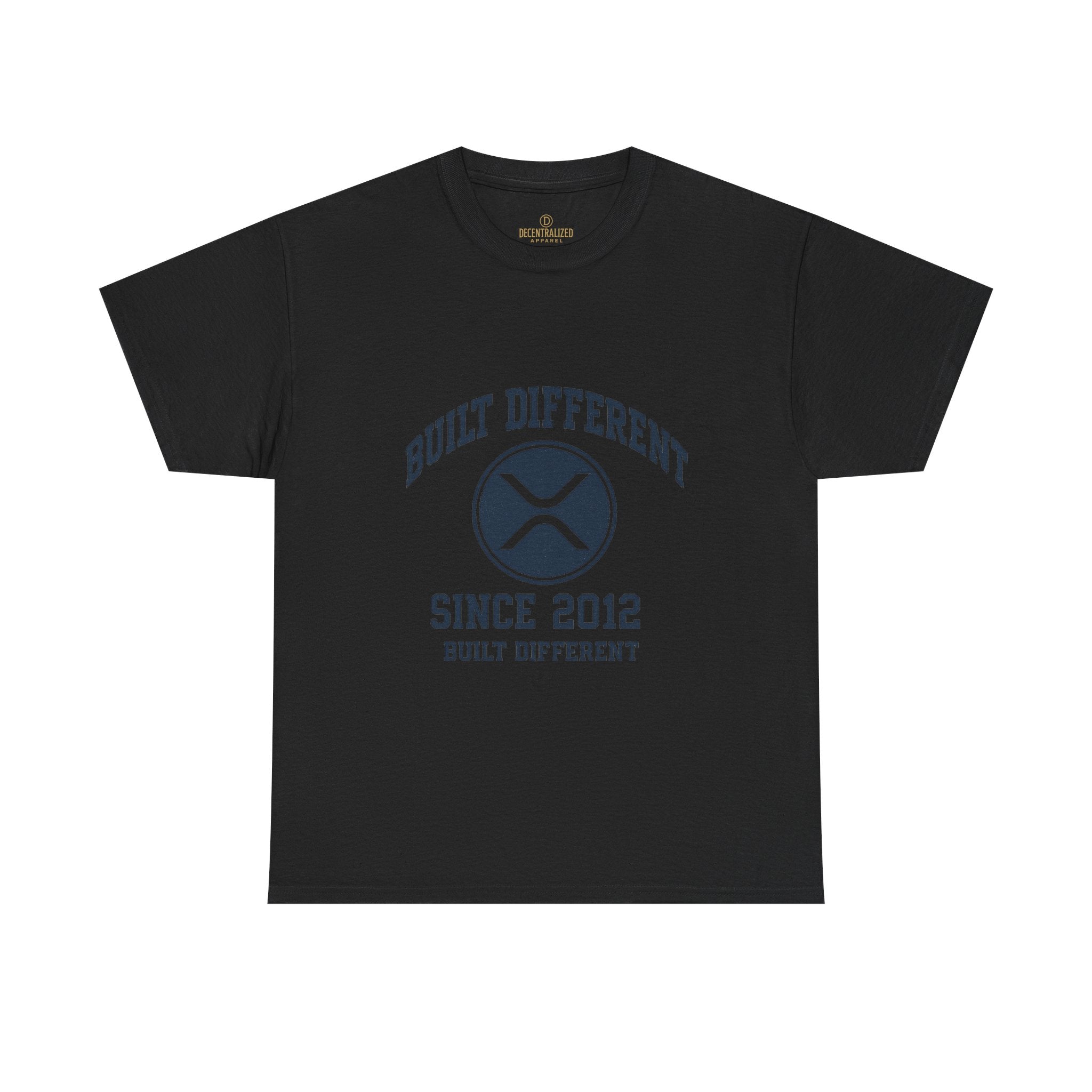 Built Different Since 2012 T-Shirt – Ripple XRP Logo Tee