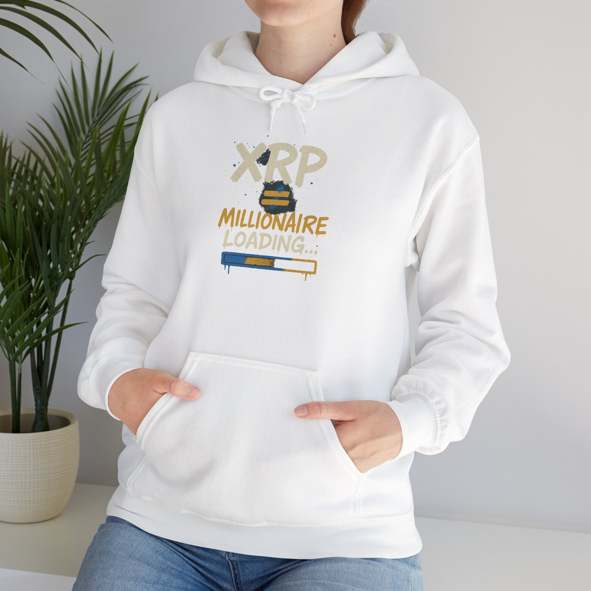 XRP "Millionaire Loading" Hoodie - Crypto Investor Sweatshirt