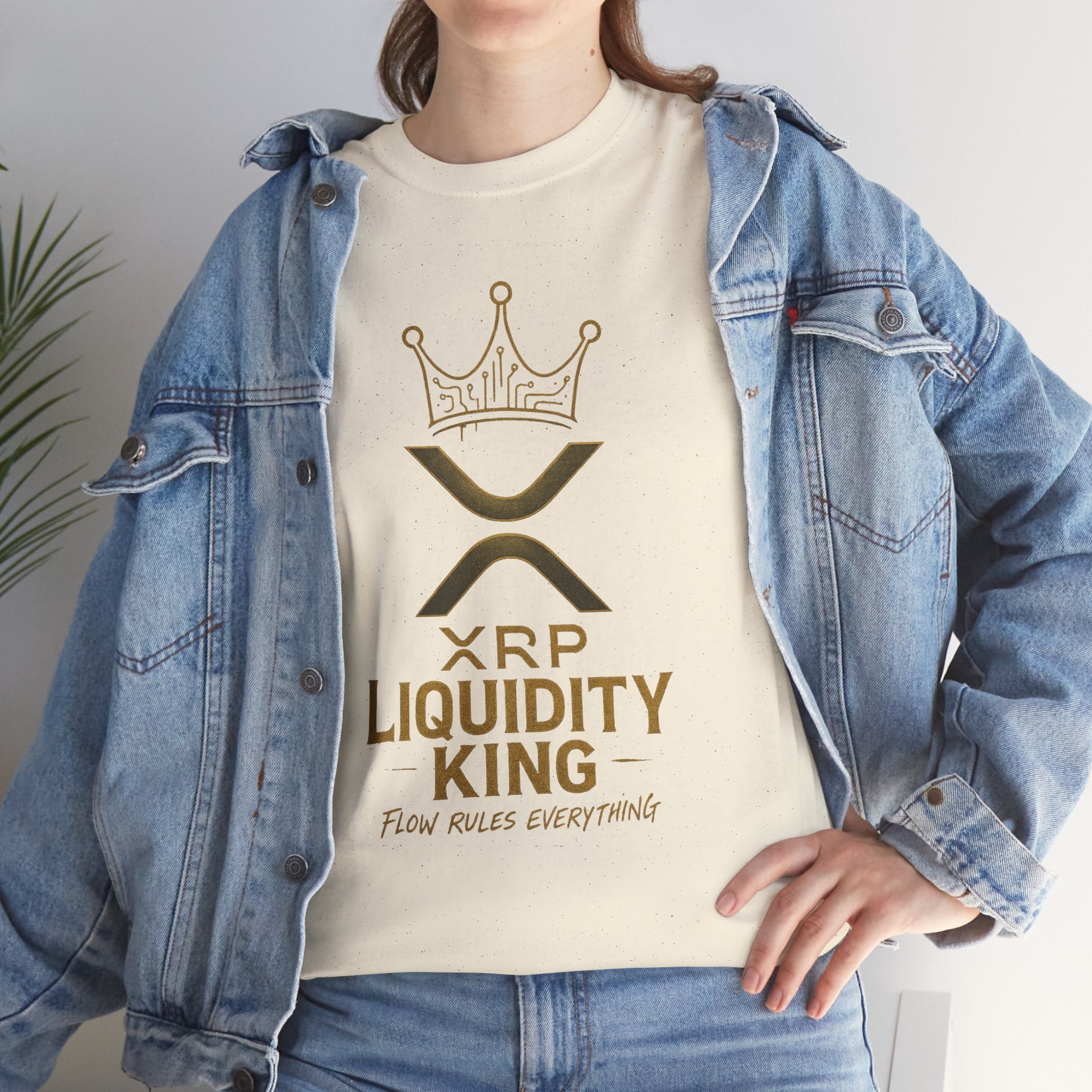 XRP Liquidity King Tee — Crypto Crown T-Shirt