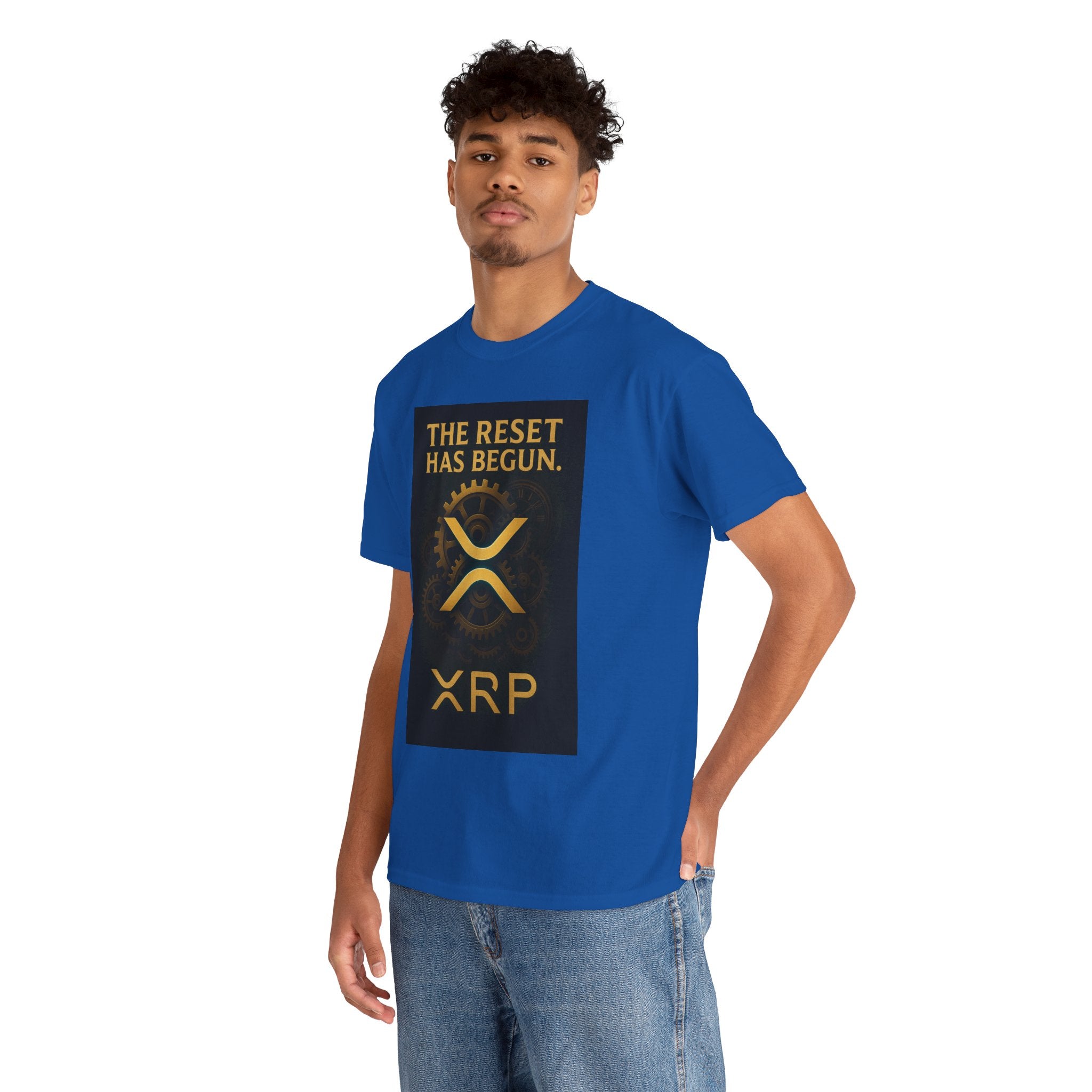 XRP Crypto Tee — "The Reset Has Begun" Bitcoin Alternative Shirt