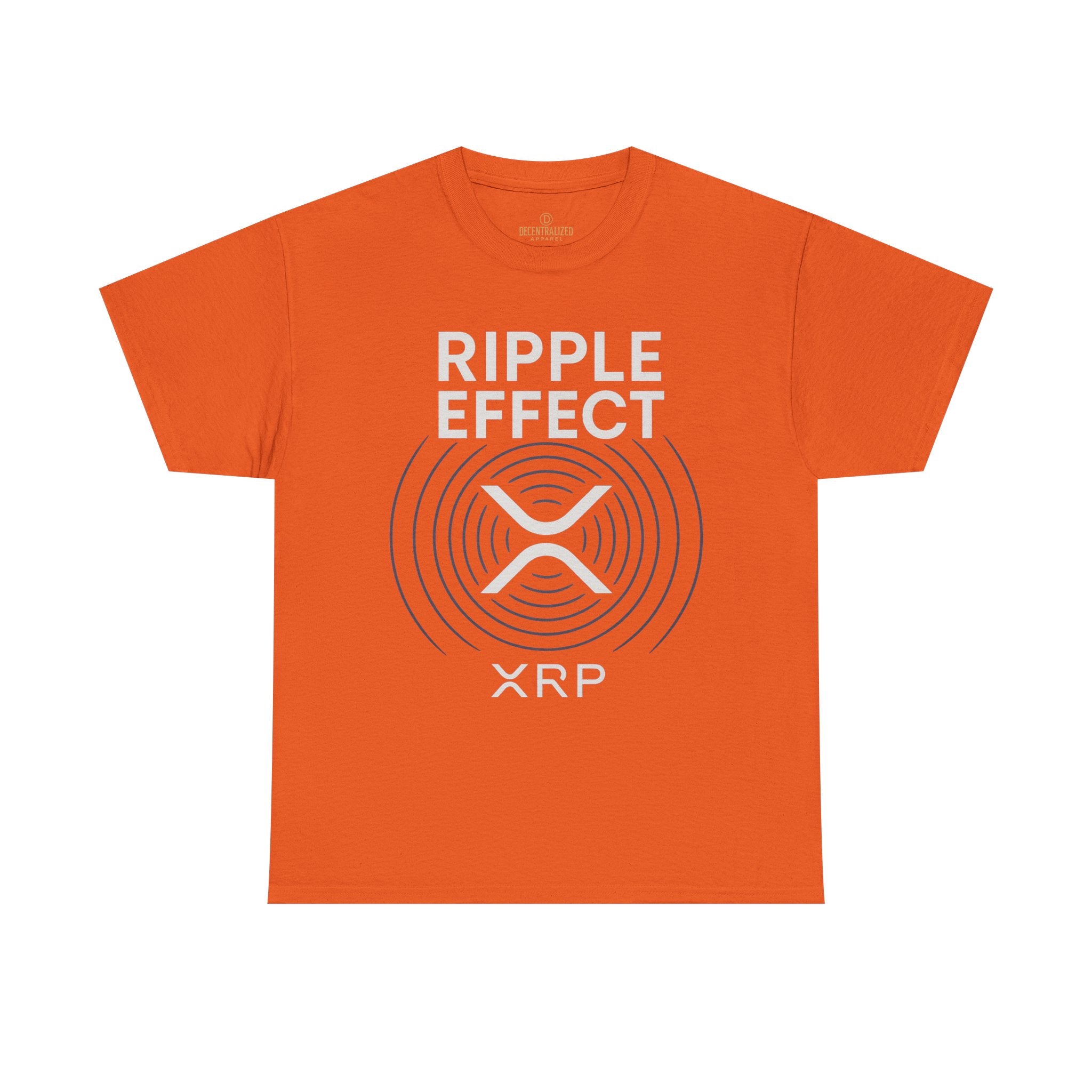 Ripple Effect XRP Tee — Minimal Cryptocurrency Logo T-Shirt