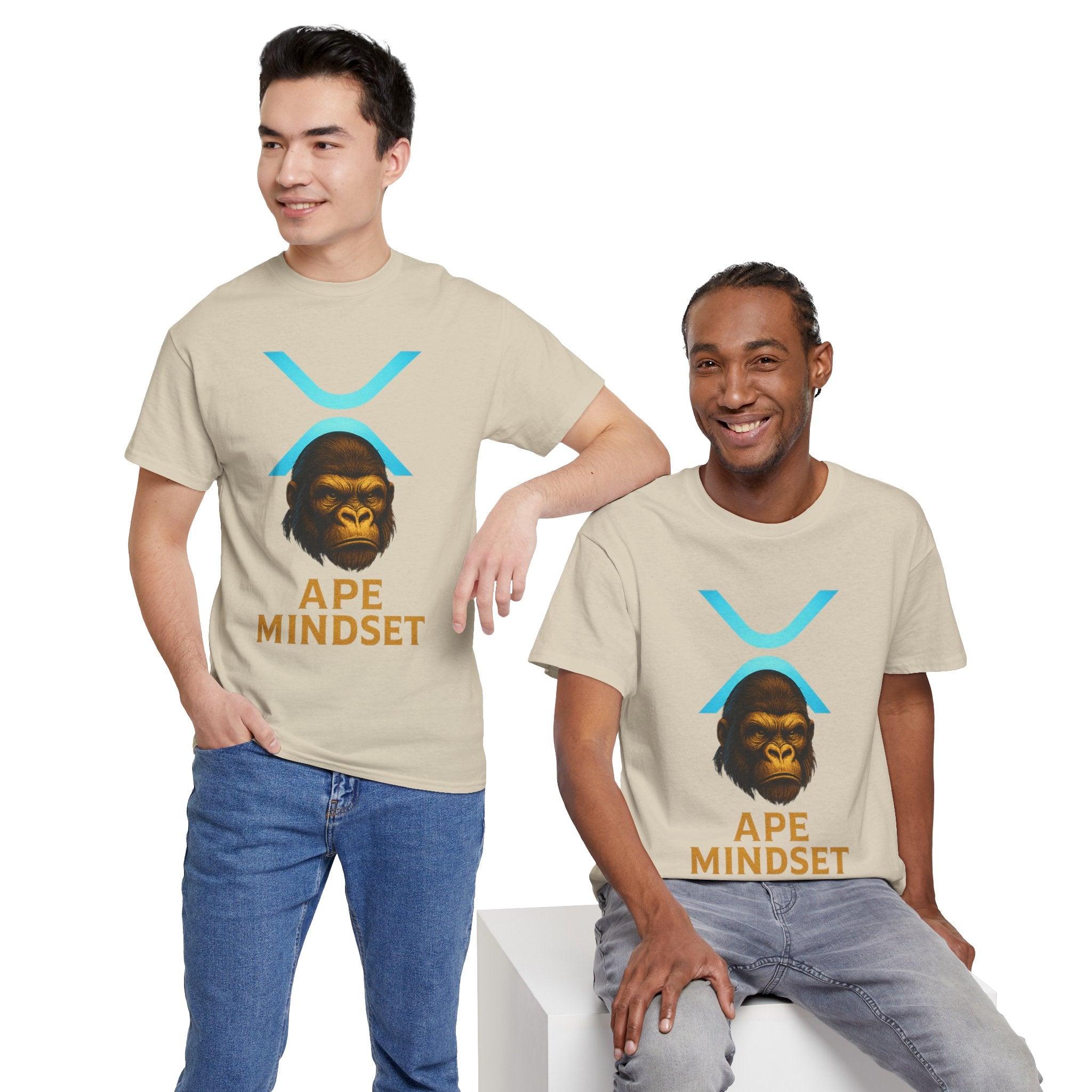 Ape Mindset T-Shirt — Crypto XRP Ape Graphic Tee