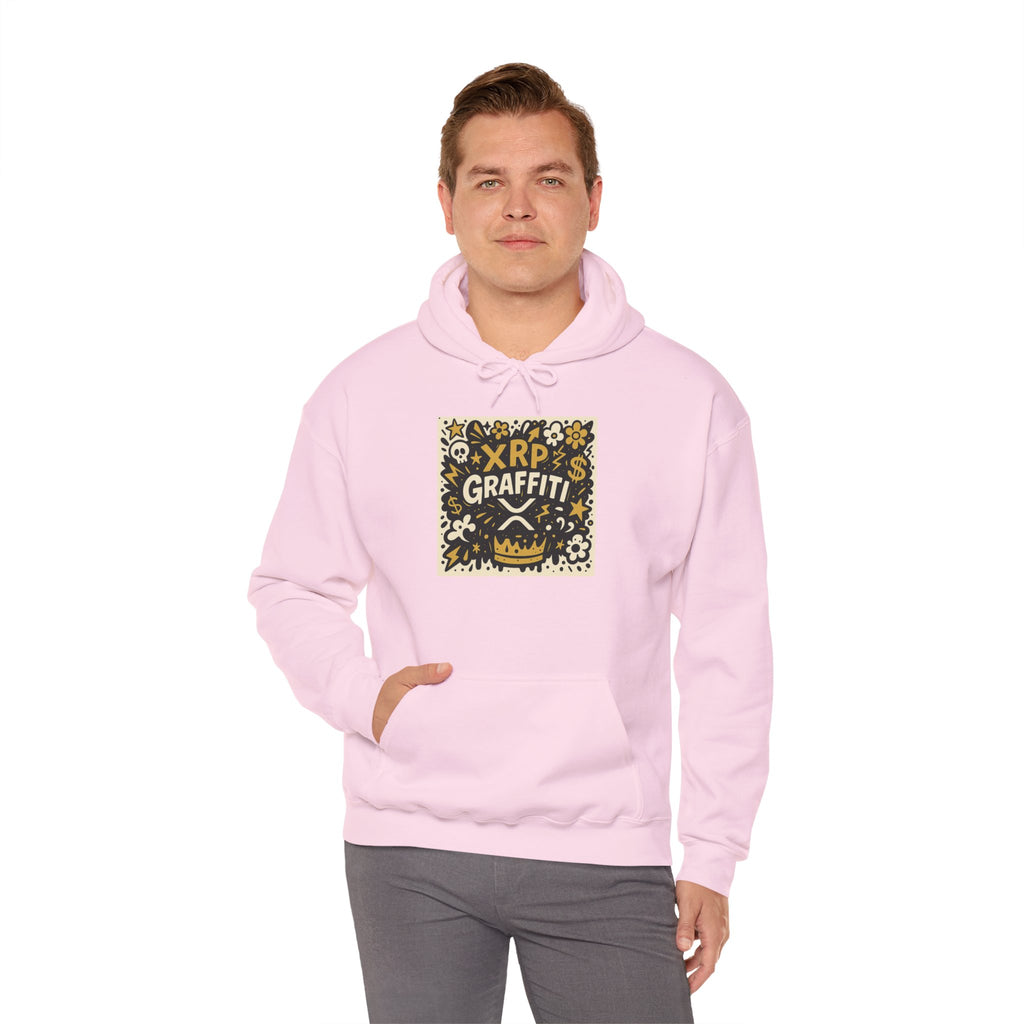 XRP Graffiti Hoodie – Street Art Crypto Sweatshirt