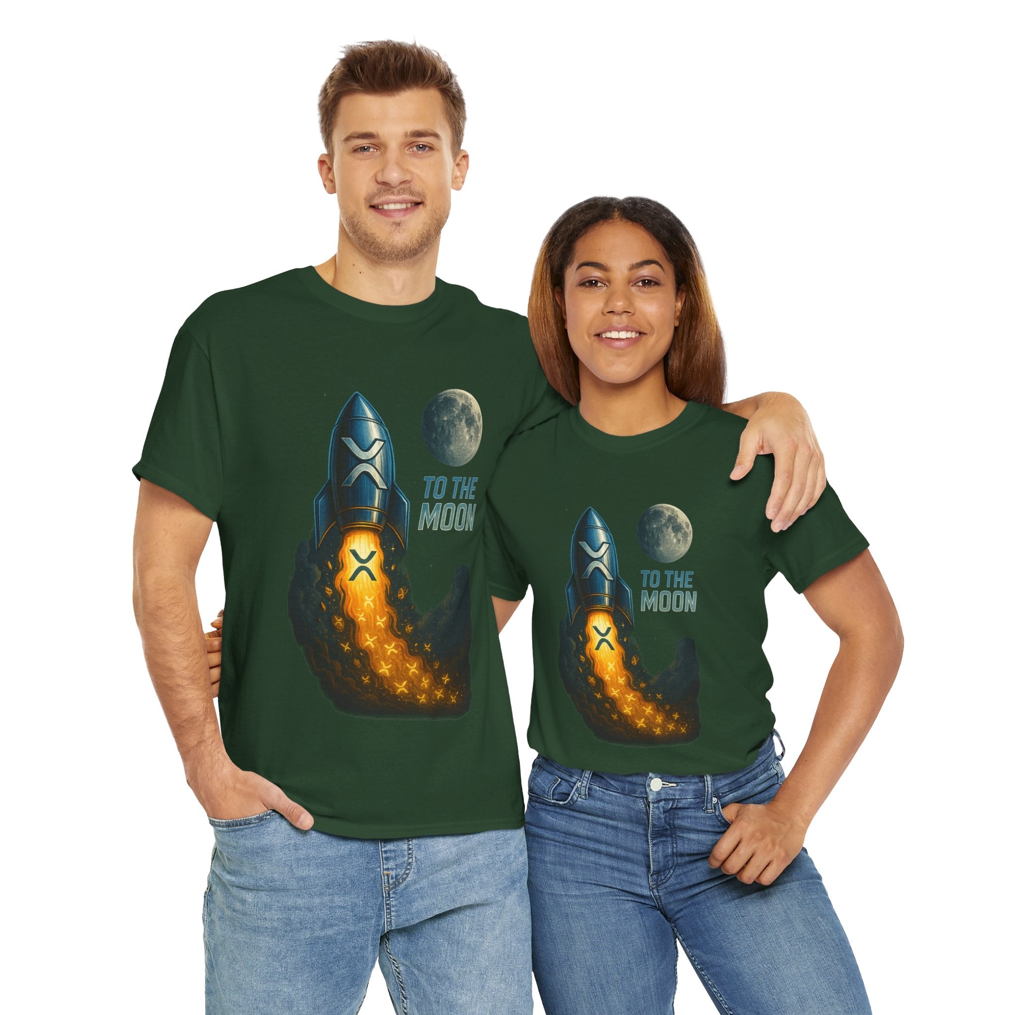 Rocket 'To the Moon' T-Shirt - Space Exploration Graphic Tee