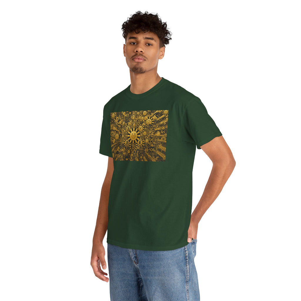 Sunflower Burst T‑Shirt — Golden Sunflower Pattern Tee