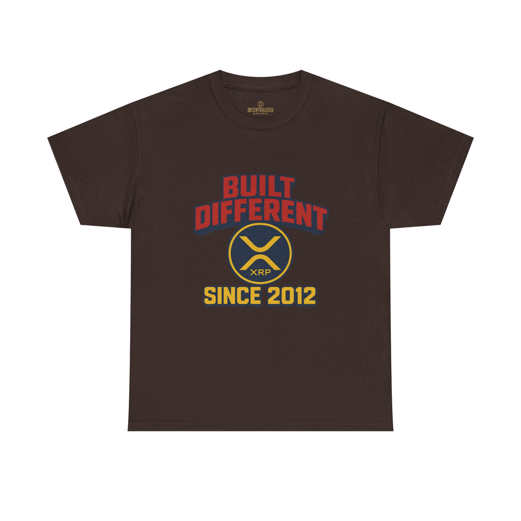 Built Different Since 2012 T-Shirt – Retro XRP Logo Tee