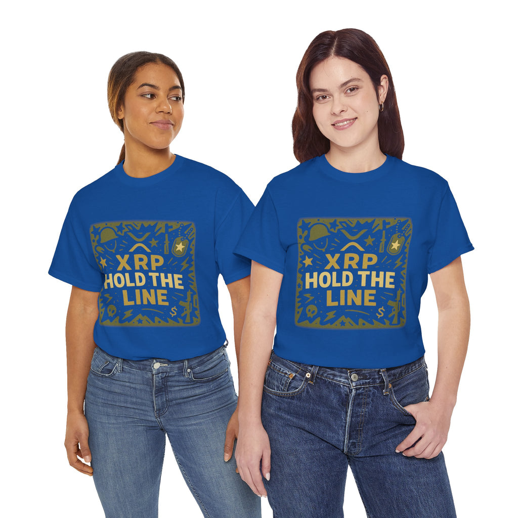 T-Shirt — XRP Hold The Line Crypto Graphic Tee