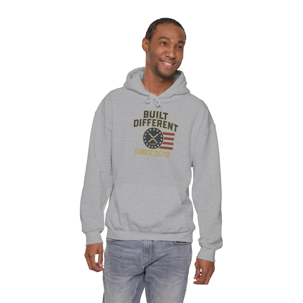 Built Different Hoodie • 'Built Different Since 2012' Patriotic Casual Pullover