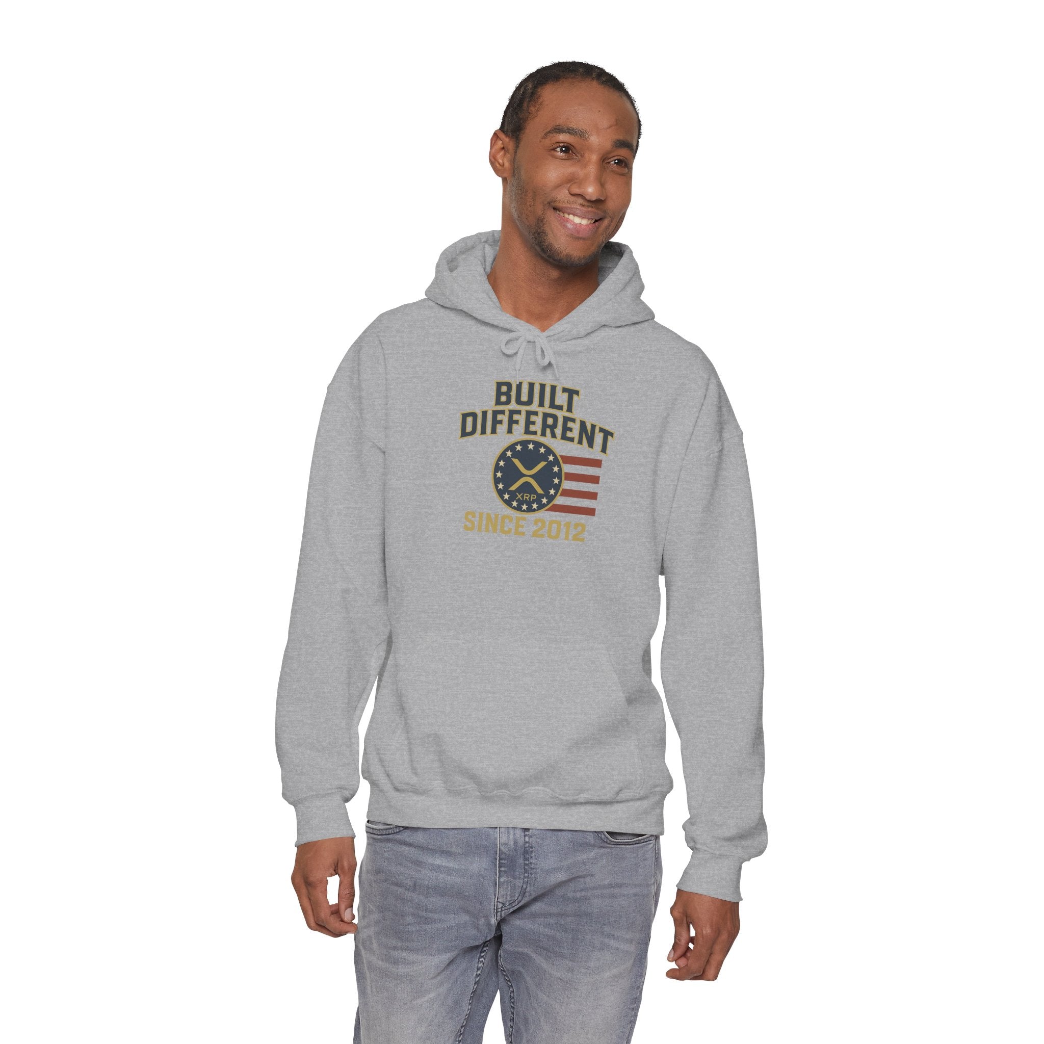 Built Different Hoodie • 'Built Different Since 2012' Patriotic Casual Pullover