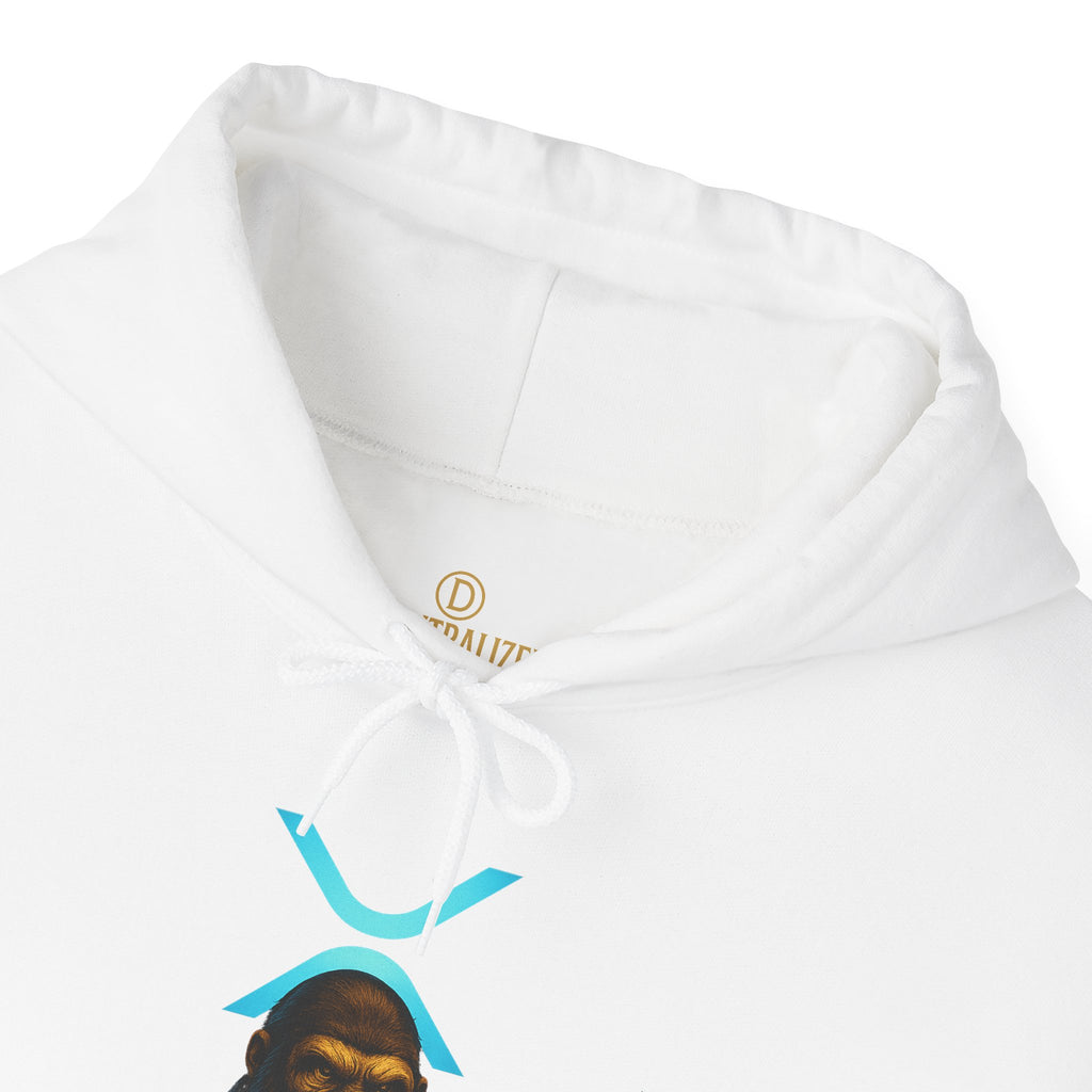 Ape Mindset Hoodie — Crypto XRP Logo Gorillaz Graphic Sweatshirt