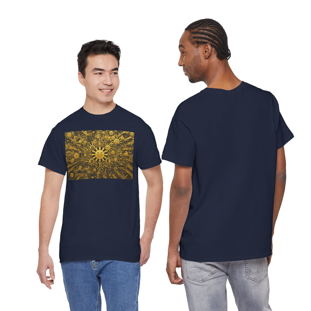 Sunflower Burst T‑Shirt — Golden Sunflower Pattern Tee