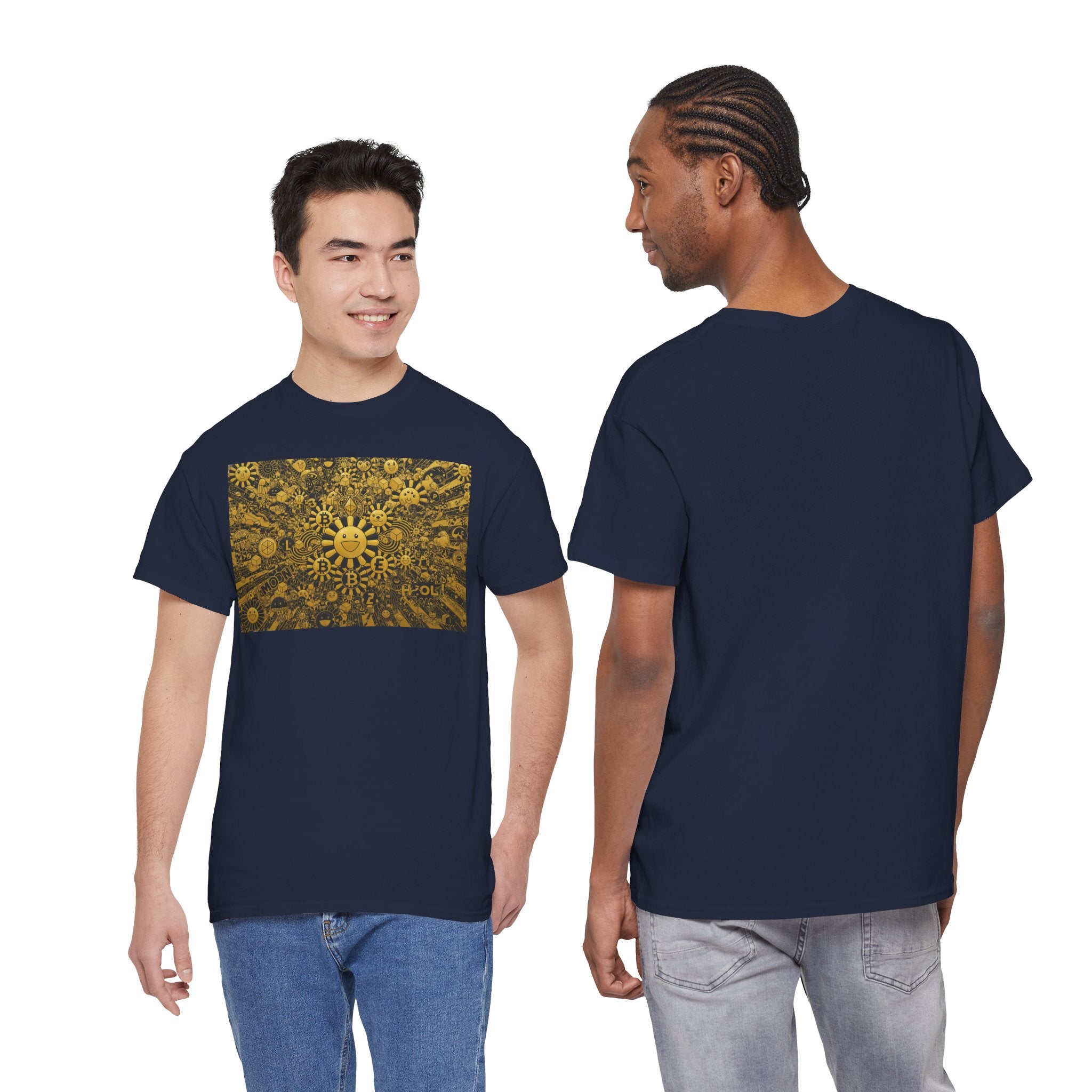 Sunflower Burst T‑Shirt — Golden Sunflower Pattern Tee