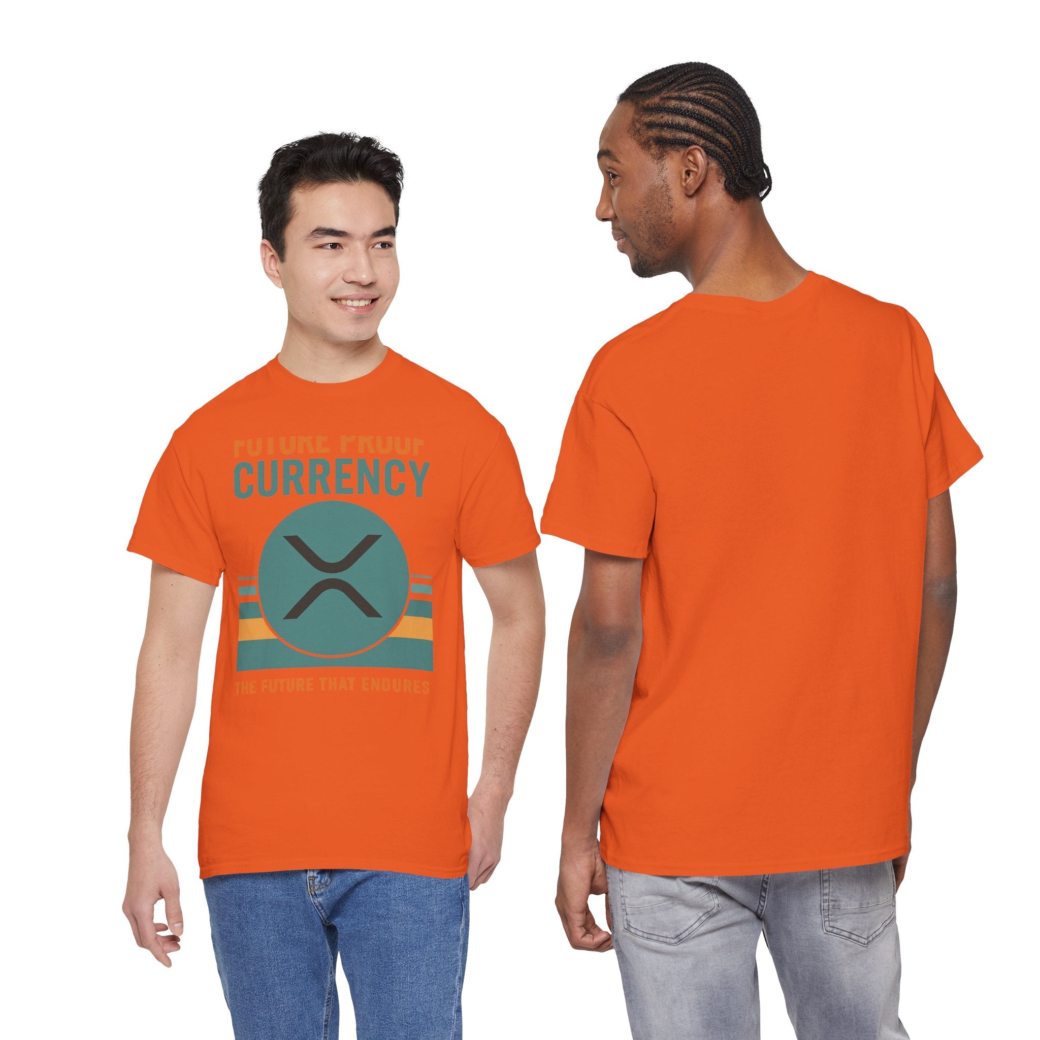 RIPPLE XRP 'Future Proof Currency' Graphic Tee — Crypto Retro Logo Shirt