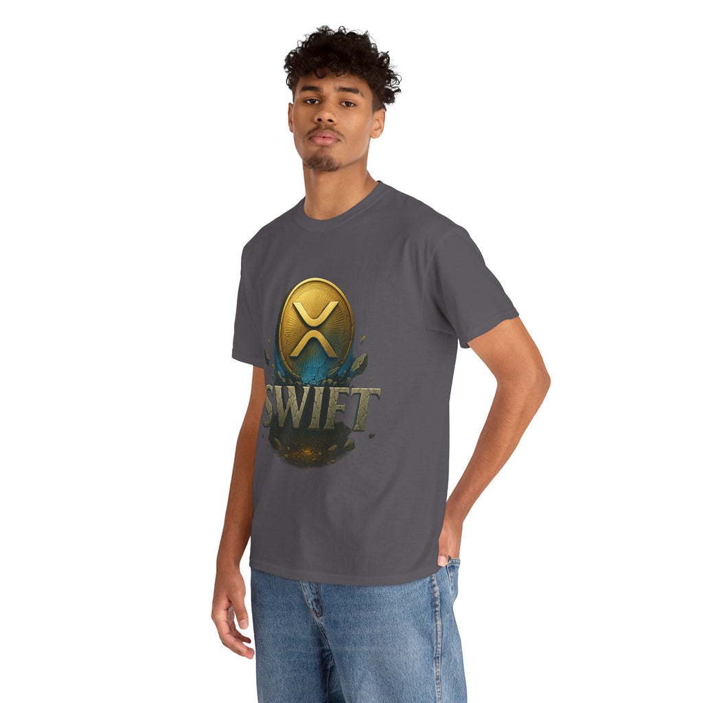 XRP Swift Cryptocurrency T‑Shirt — Ripple Coin Logo Graphic Tee