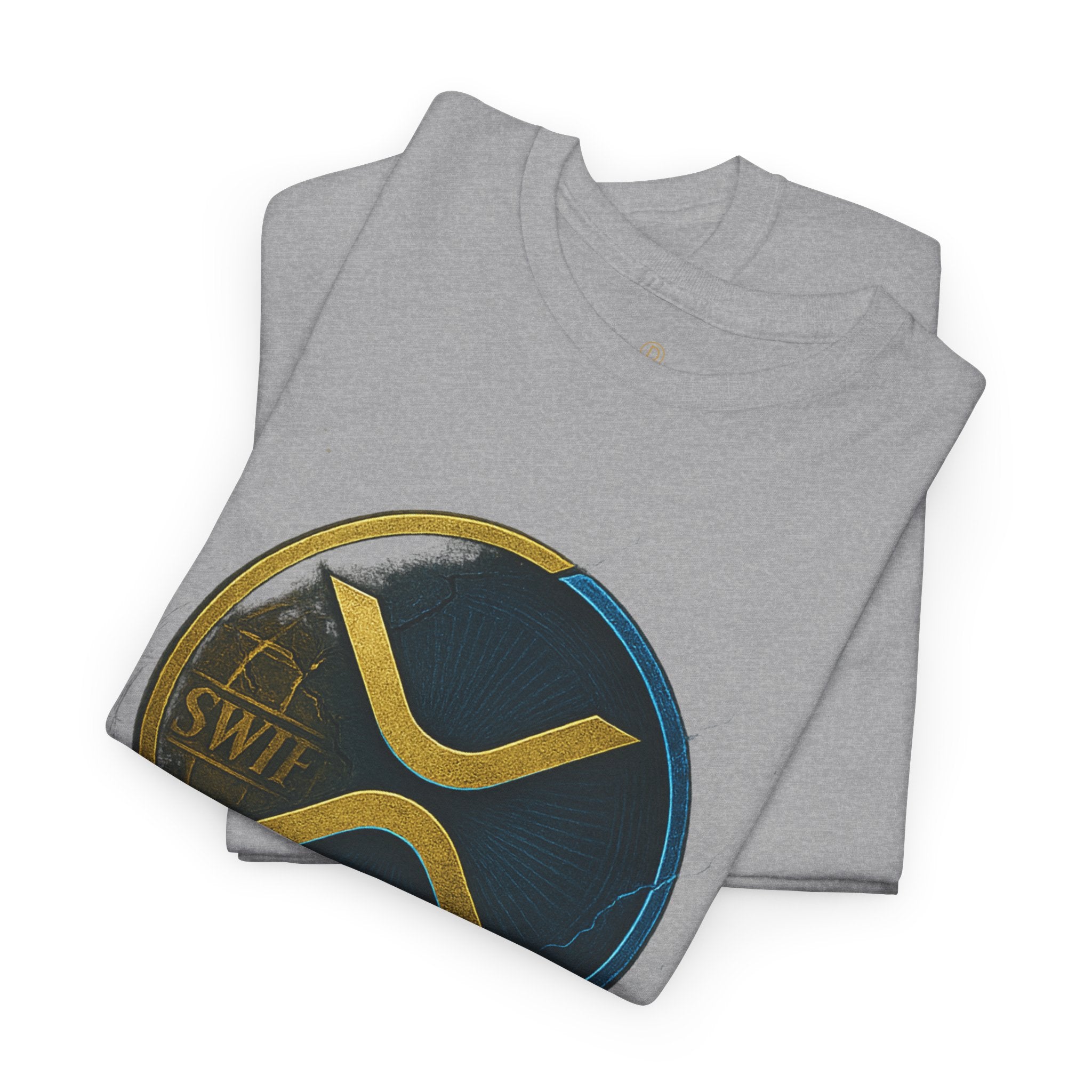 XRP 'Replaces Swift' Cotton Tee — Crypto Ripple Logo T-Shirt