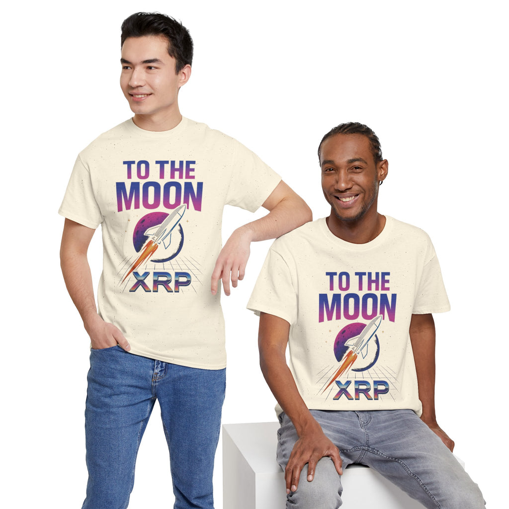 XRP 'To The Moon' T-Shirt — Crypto Investor Rocket Tee