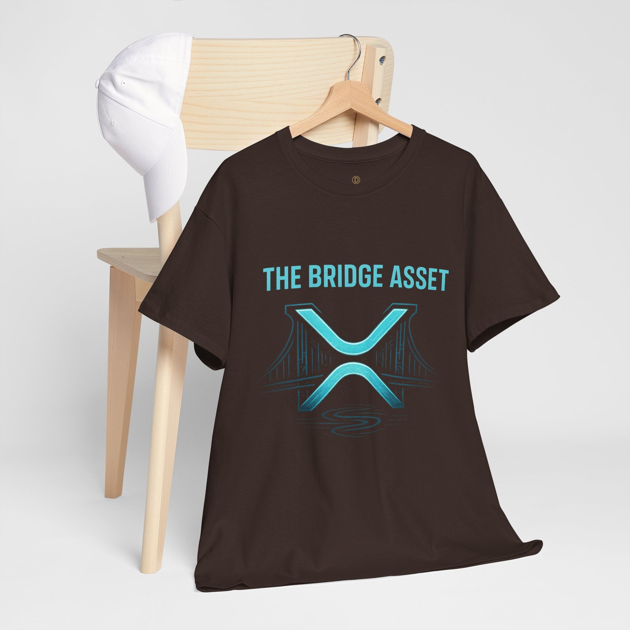 XRP 'The Bridge Asset' Graphic Tee — Crypto Ripple Logo Shirt