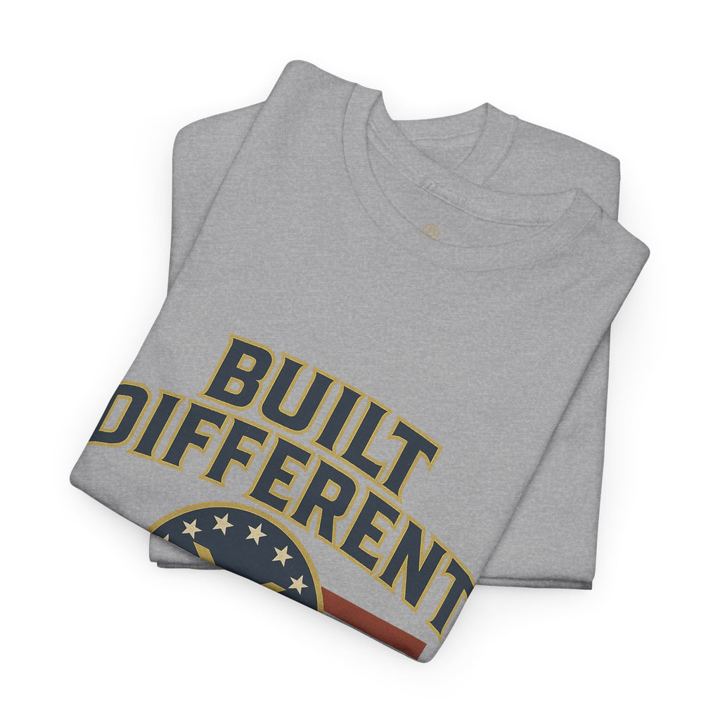 Built Different Since 2012 T-Shirt — American Flag Vintage Crew Tee