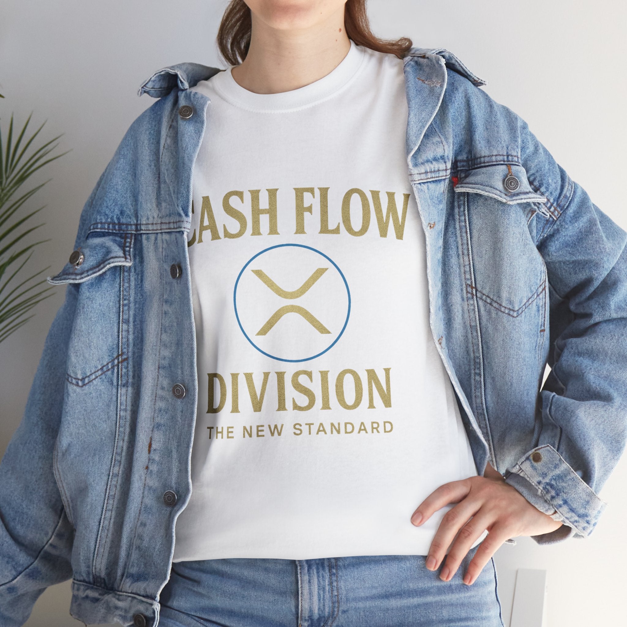 Cash Flow Division Tee — "The New Standard" Graphic T-Shirt