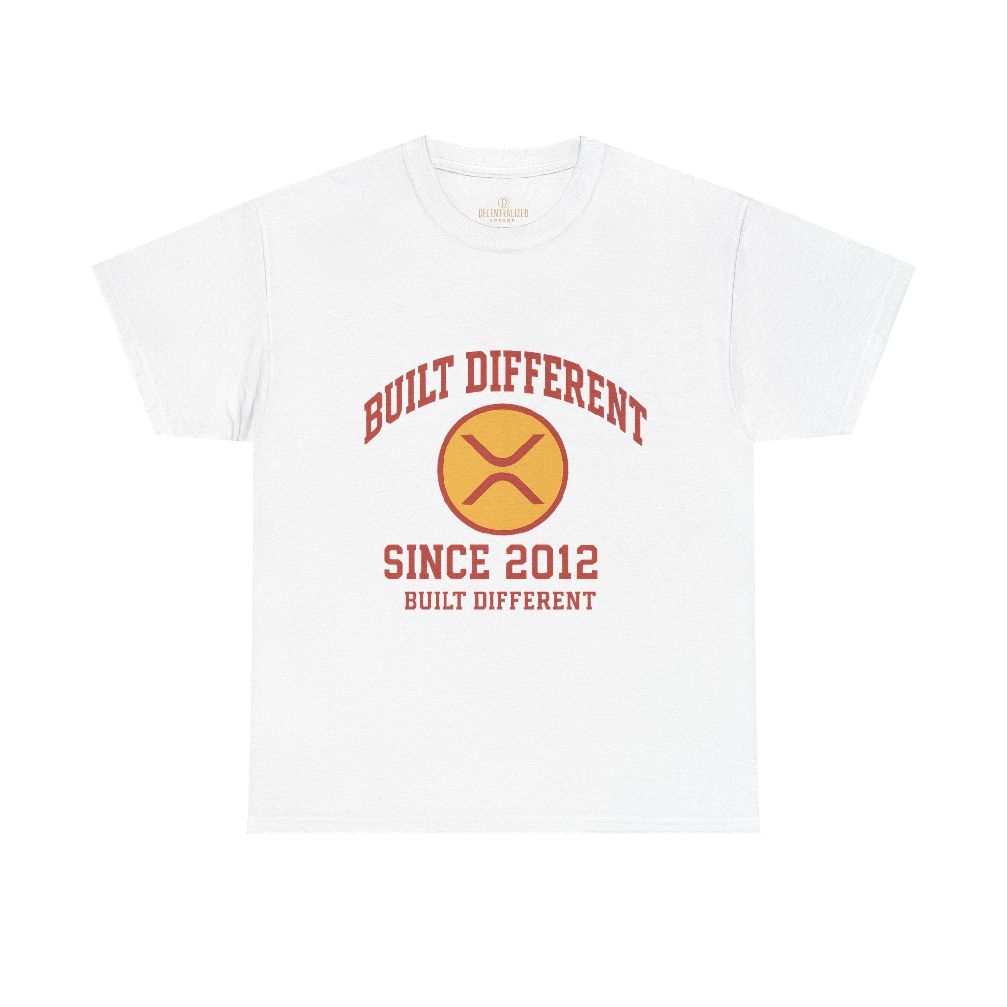 Built Different Since 2012 T-Shirt — Ripple/XRP Inspired Crypto Tee