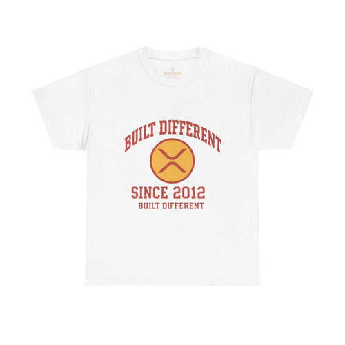 Built Different Since 2012 T-Shirt — Ripple/XRP Inspired Crypto Tee