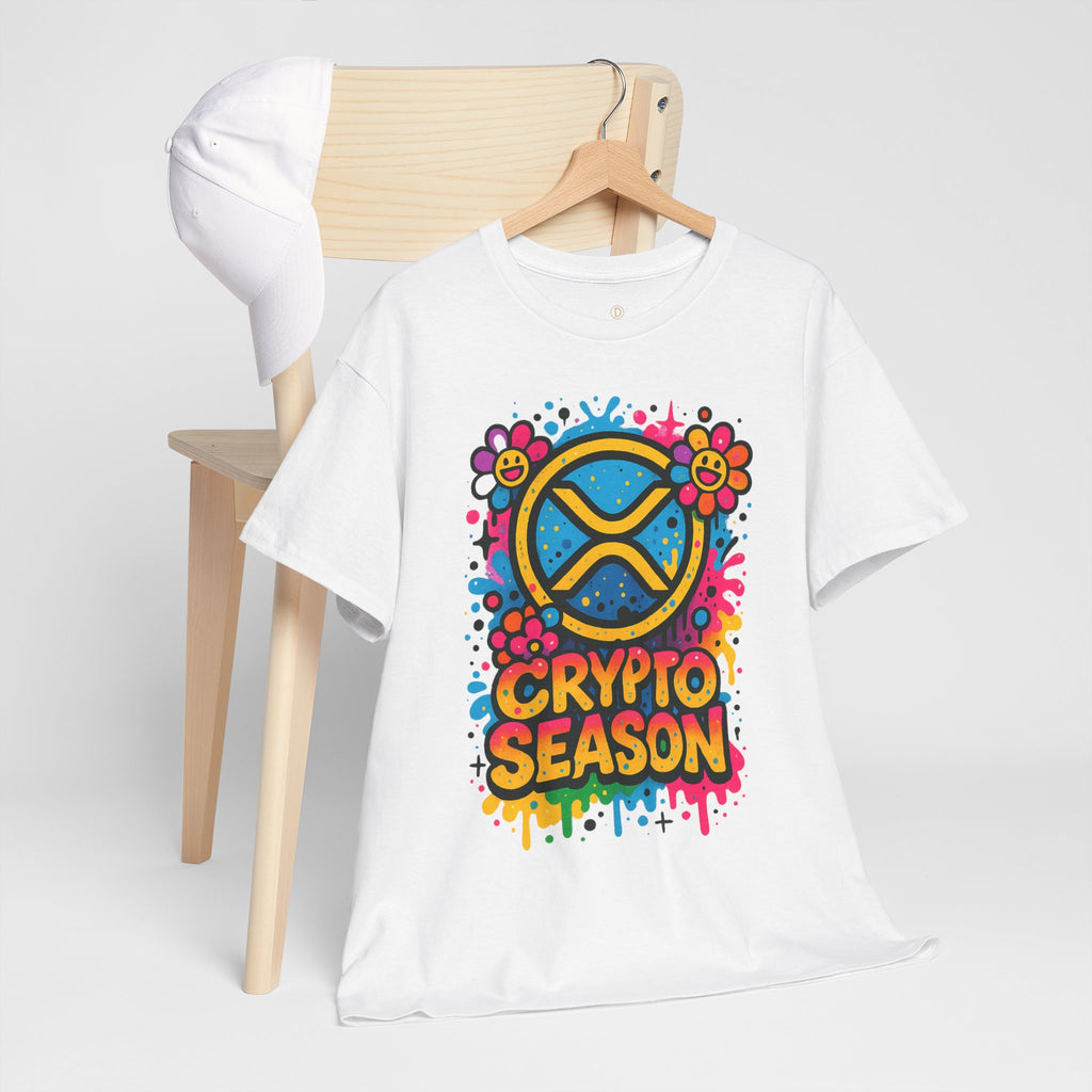 Crypto Season T-Shirt — Colorful Ripple XRP Logo Tee