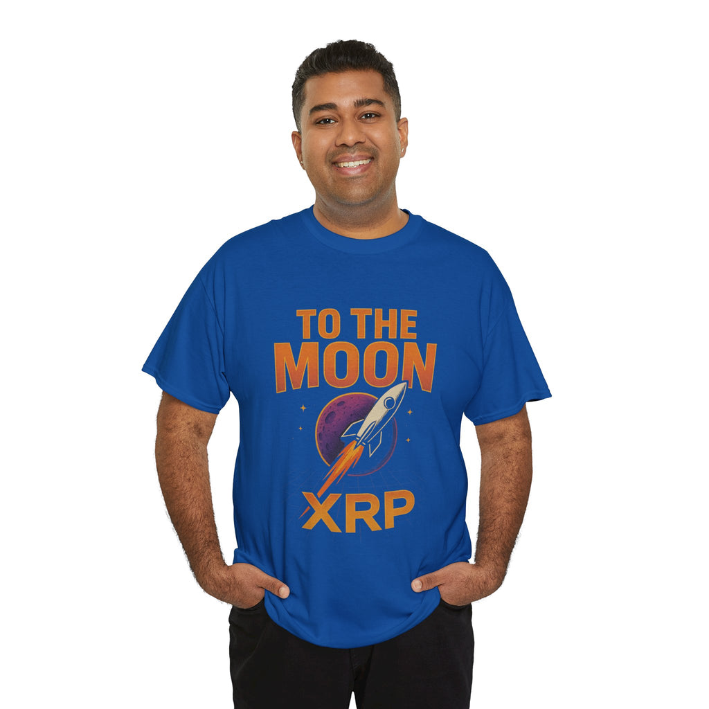 XRP To The Moon Tee — Cryptocurrency Investor Rocket Shirt