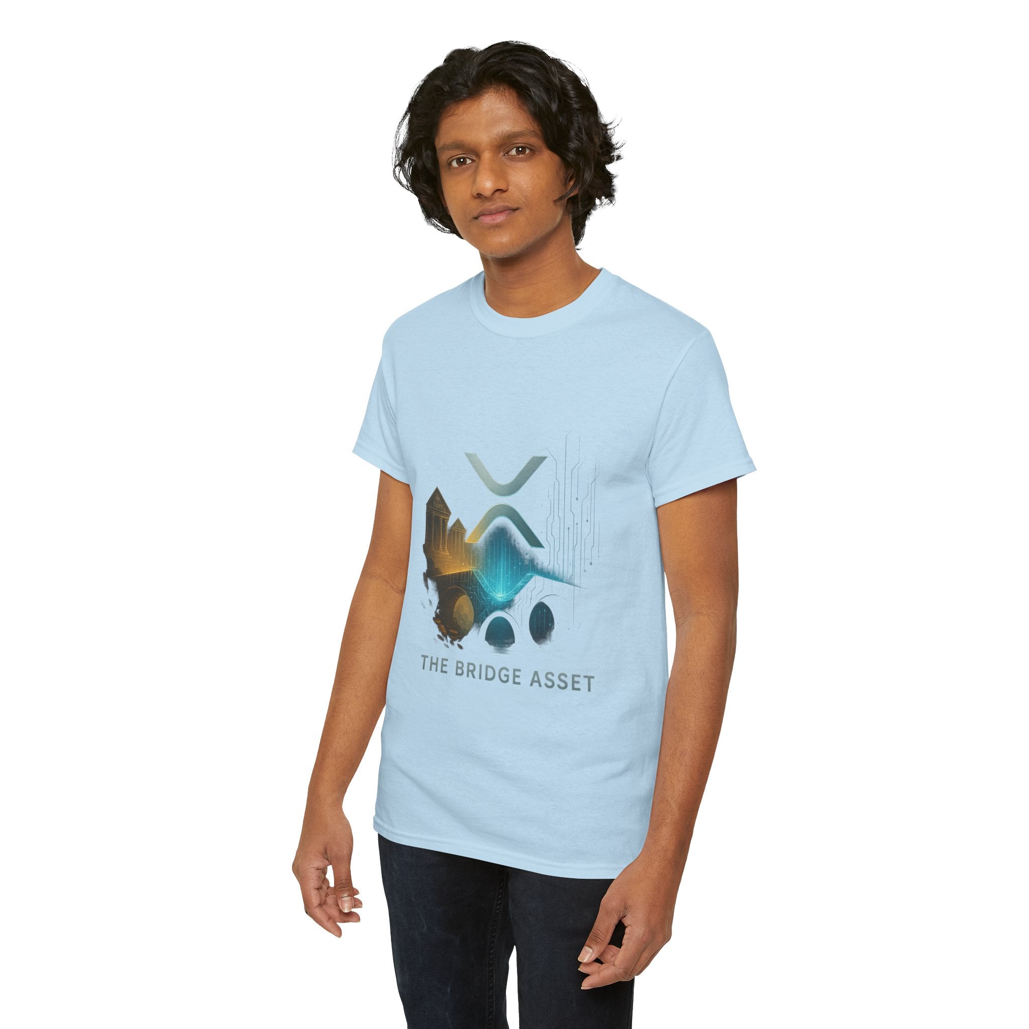 Ripple XRP Crypto Tee — 'The Bridge Asset' Logo T-Shirt