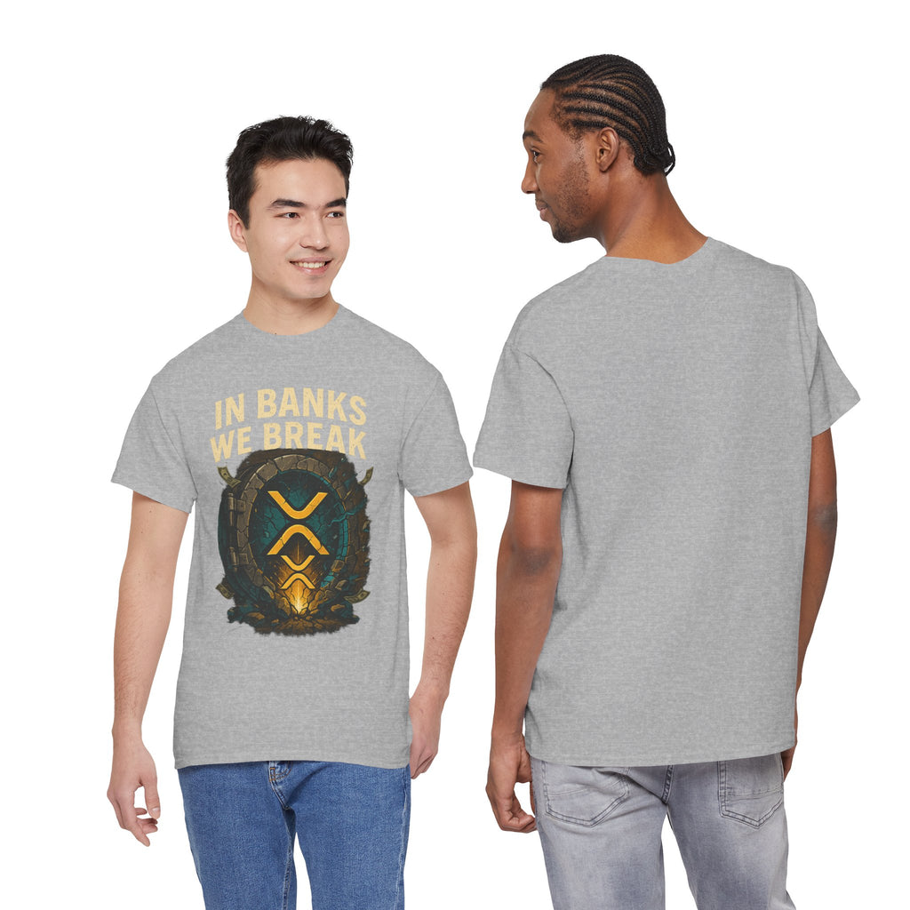 In Banks We Break XRP Crypto Graphic Tee