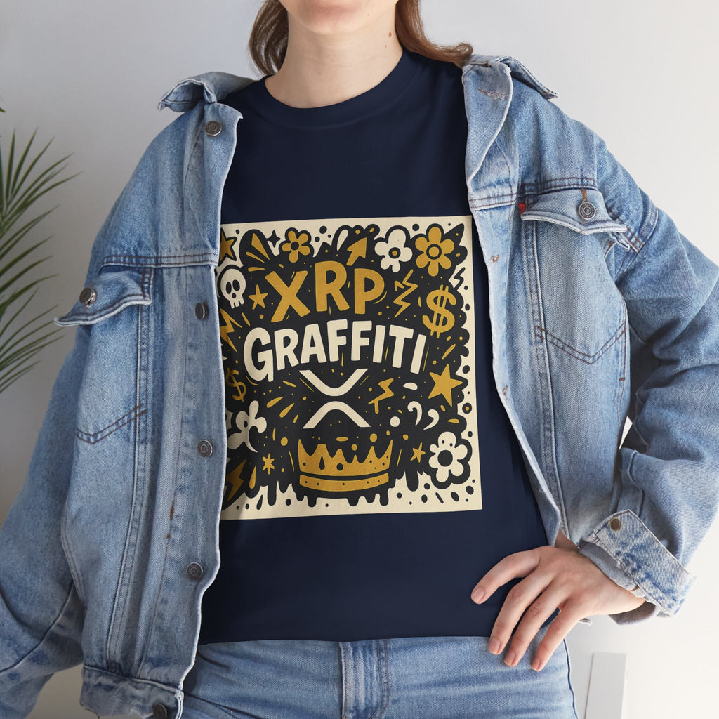 XRP Graffiti Tee — Crypto Street Art T-Shirt