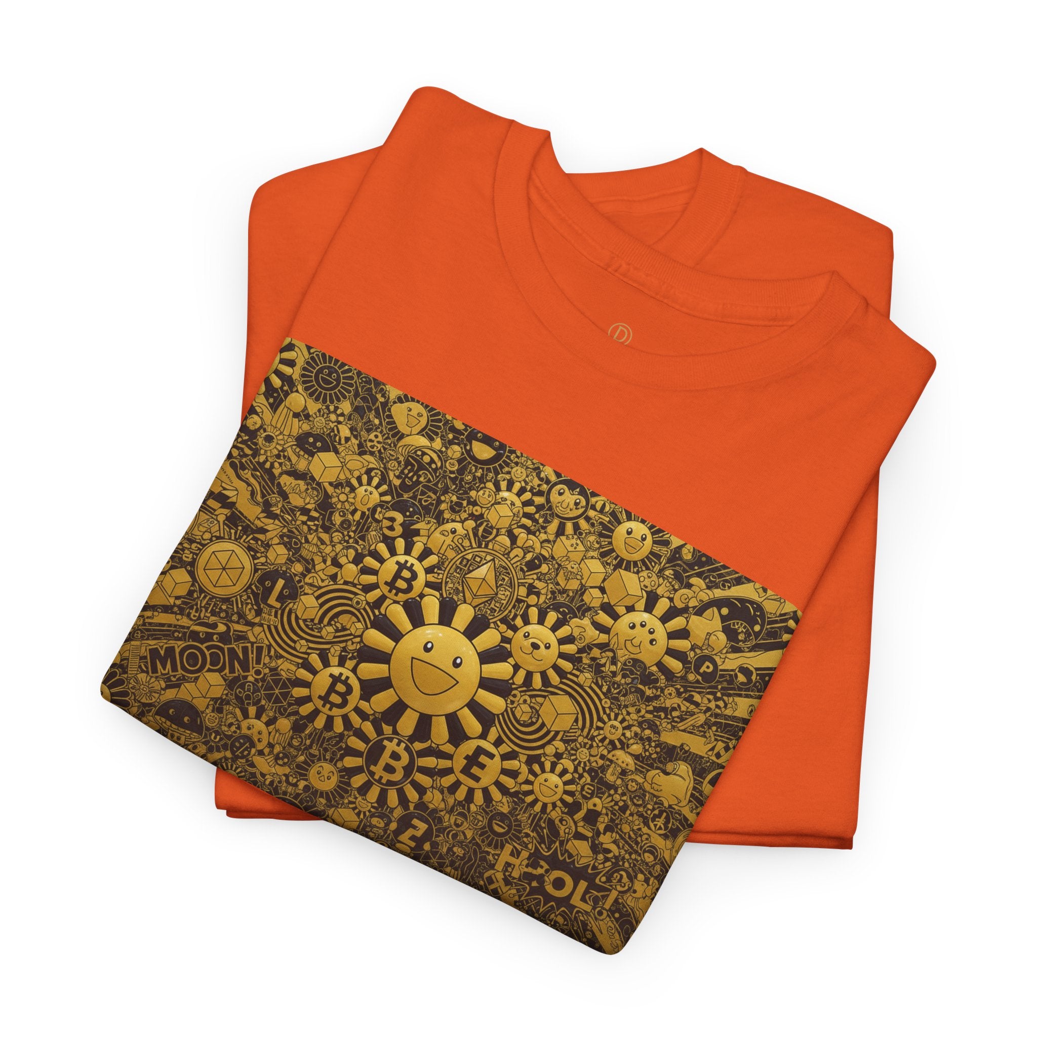 Sunflower Burst T‑Shirt — Golden Sunflower Pattern Tee