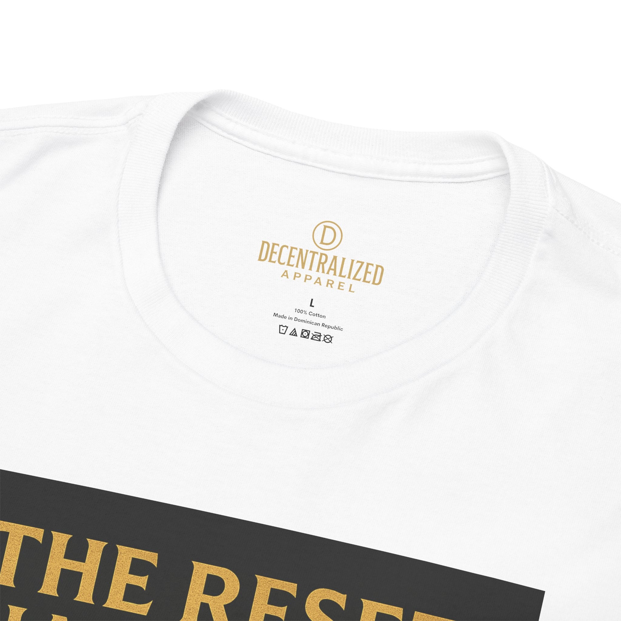 XRP Crypto Tee — "The Reset Has Begun" Bitcoin Alternative Shirt