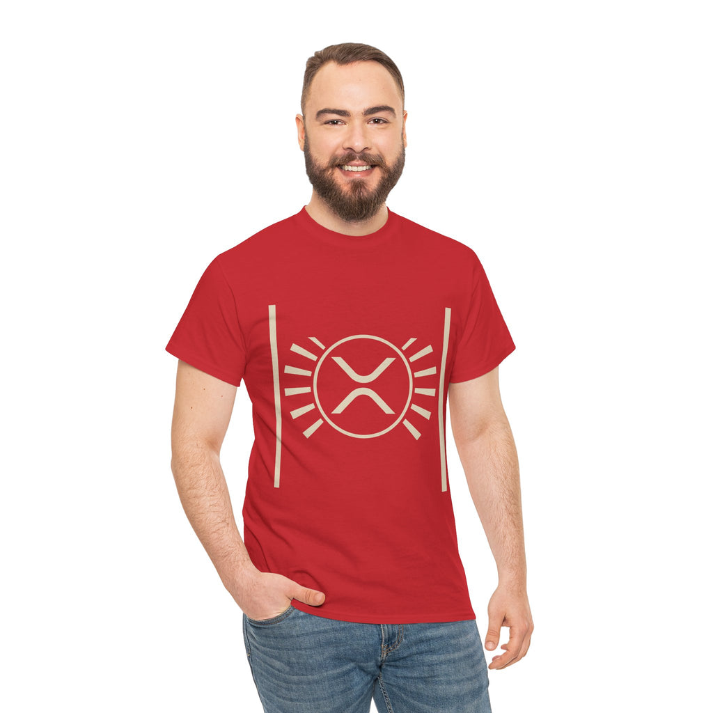 XRP Sun Logo T‑Shirt — Minimal Crypto Ripple Tee