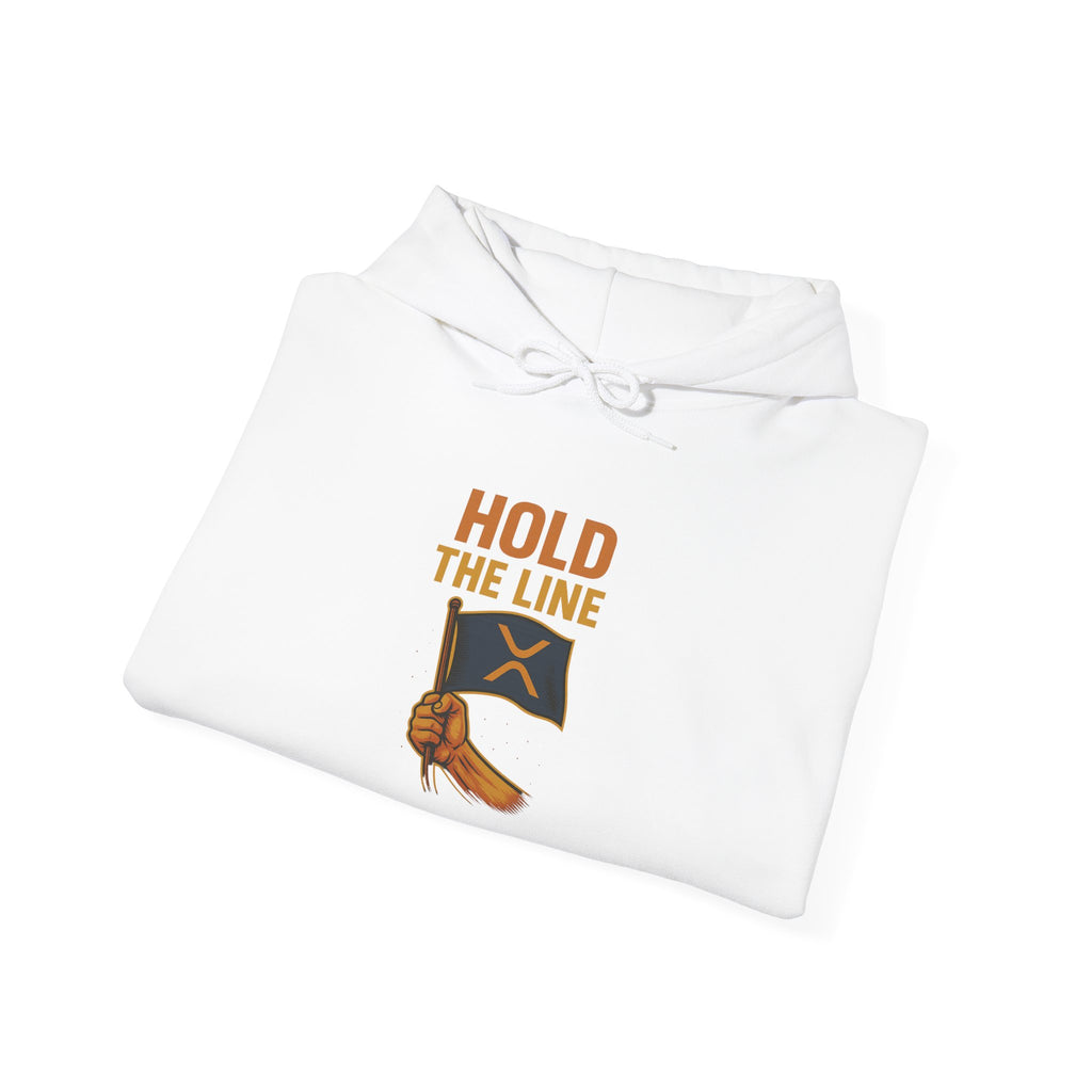 Hold The Line Hoodie — Flag & Fist Graphic Pullover