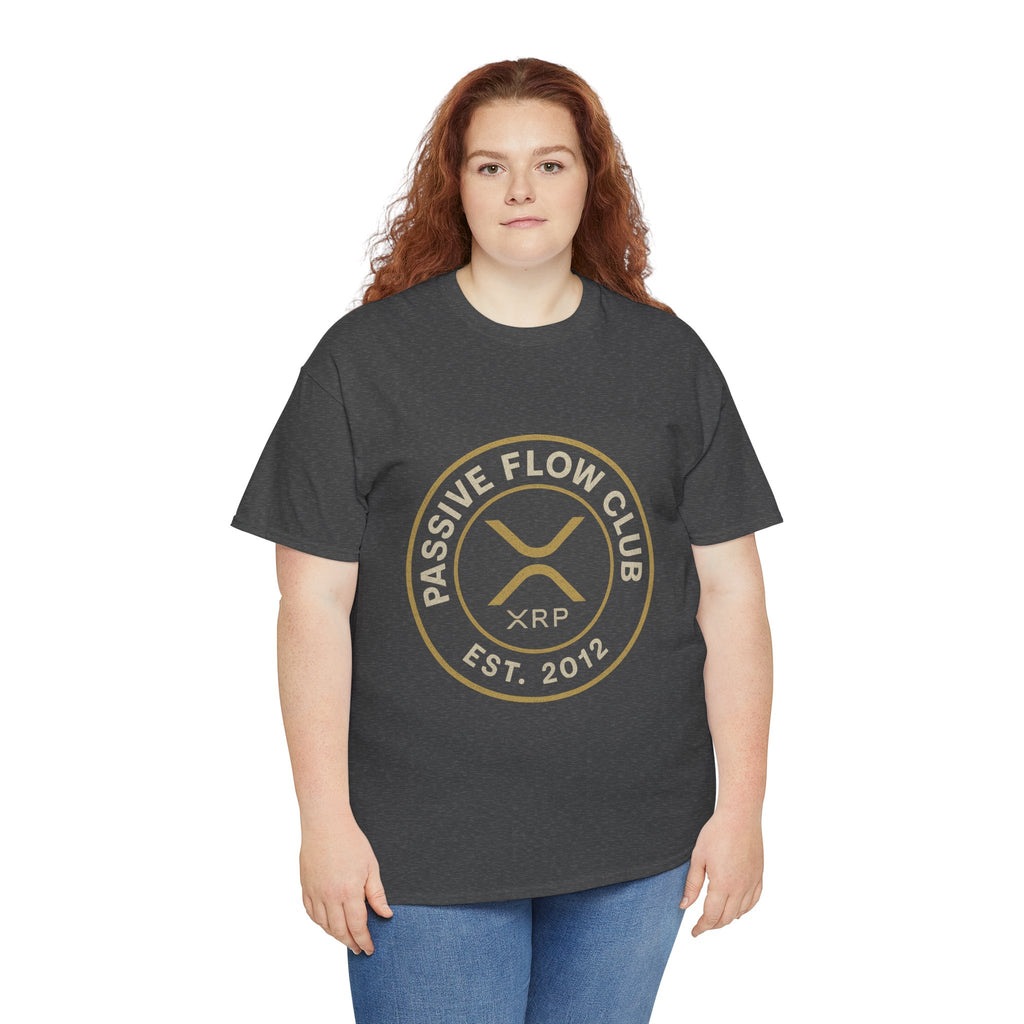 XRP Passive Flow Club T‑Shirt — Crypto Logo Tee (Est. 2012)