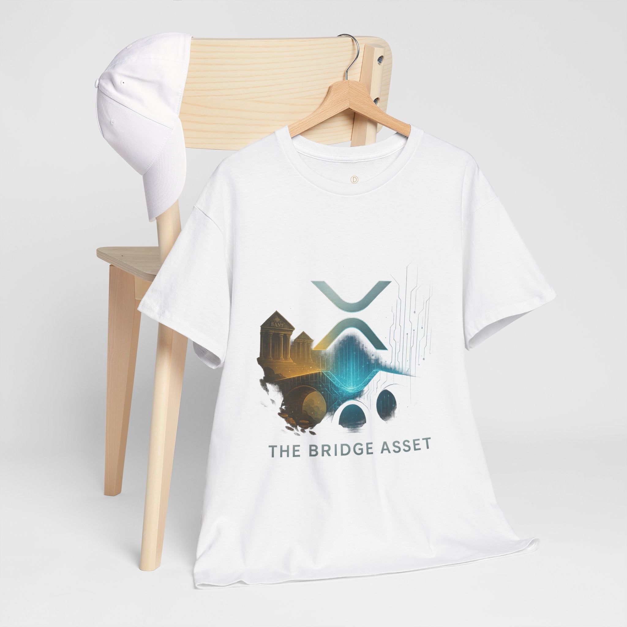 Ripple XRP Crypto Tee — 'The Bridge Asset' Logo T-Shirt