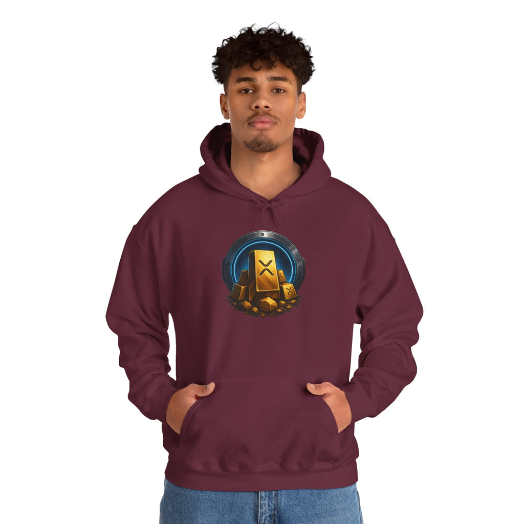 Gaming Treasure Hoodie — Gold Loot Chest Emblem