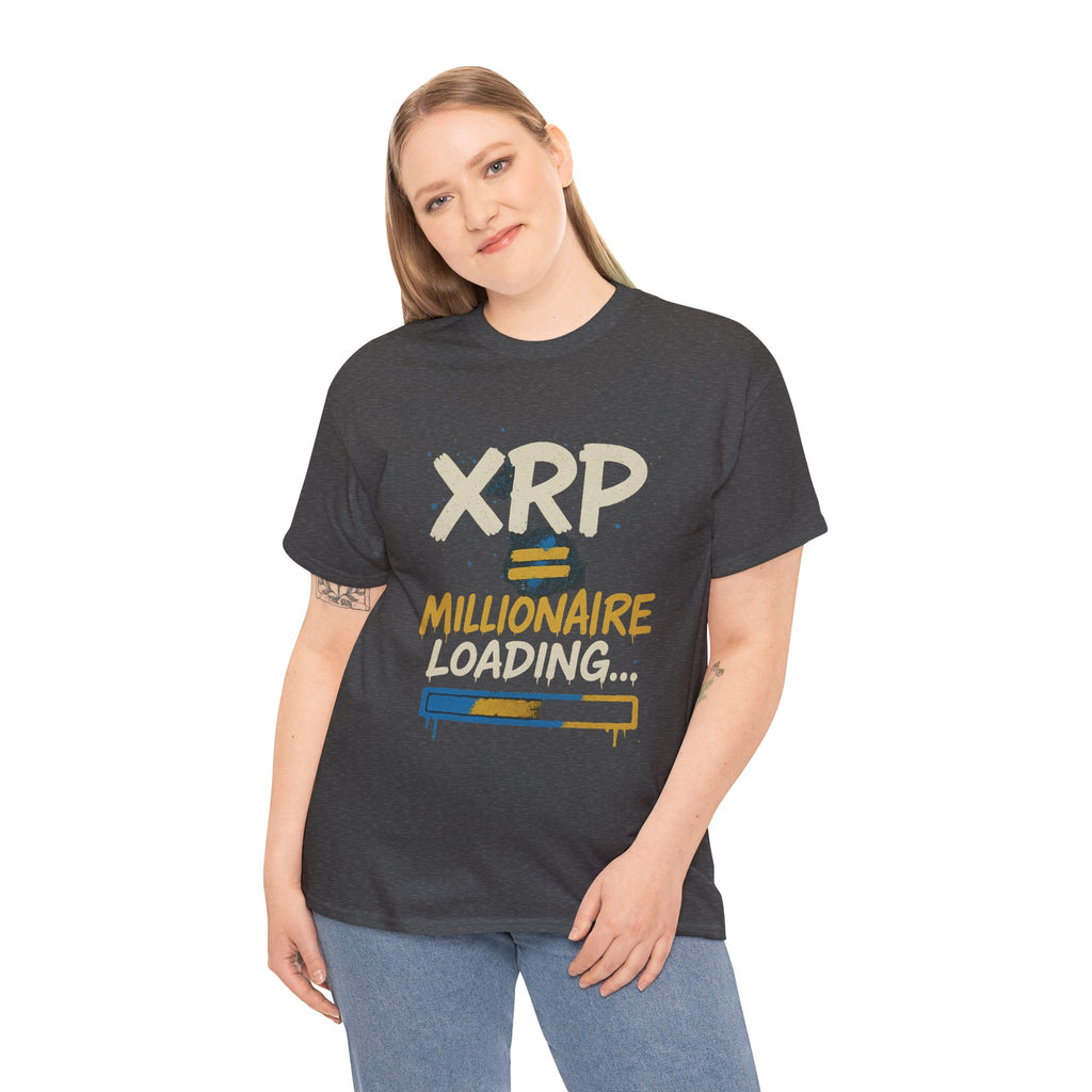 XRP Millionaire Loading T-Shirt — Crypto Investor Progress Tee